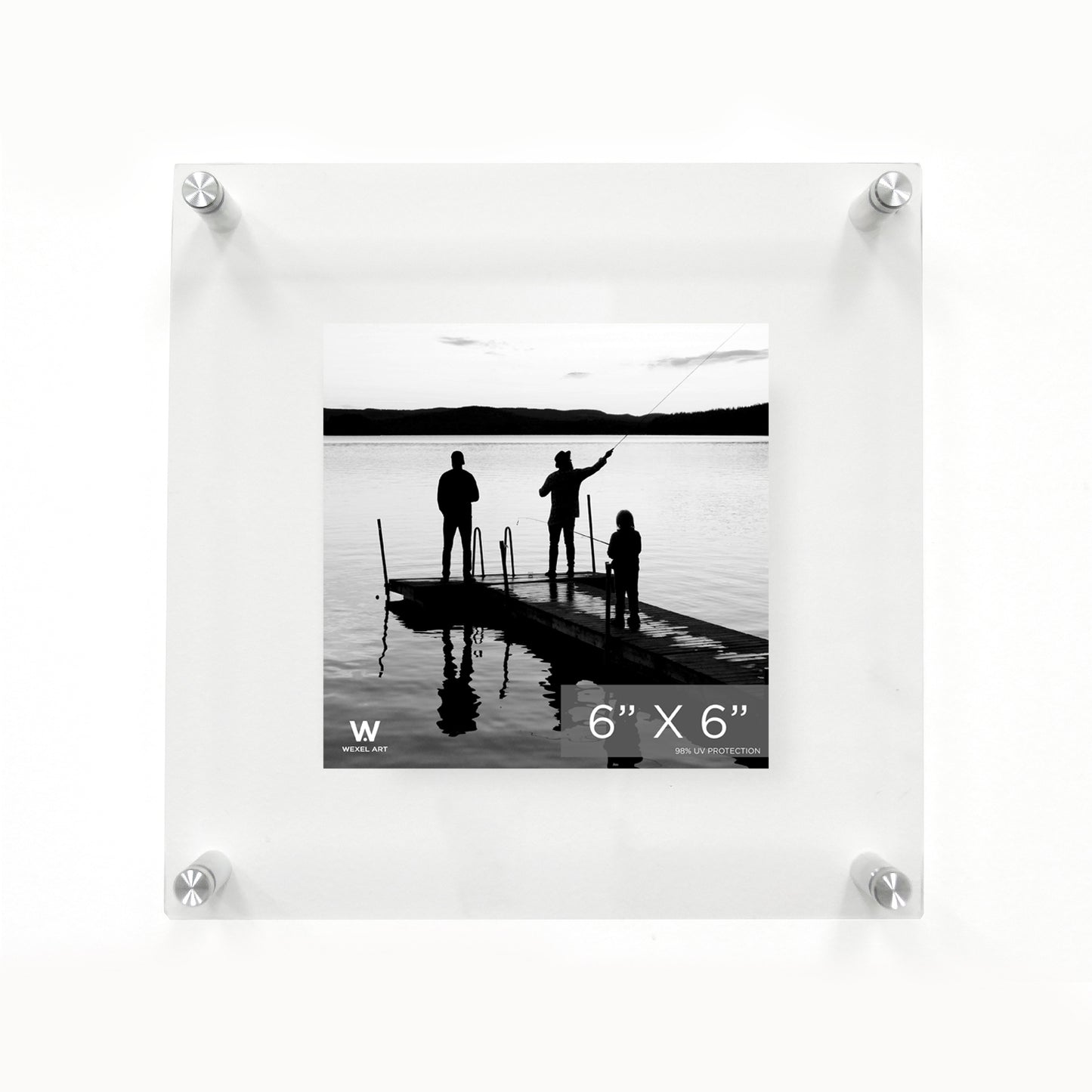 Double Panel Acrylic Floating Wall Frames | UV Grade