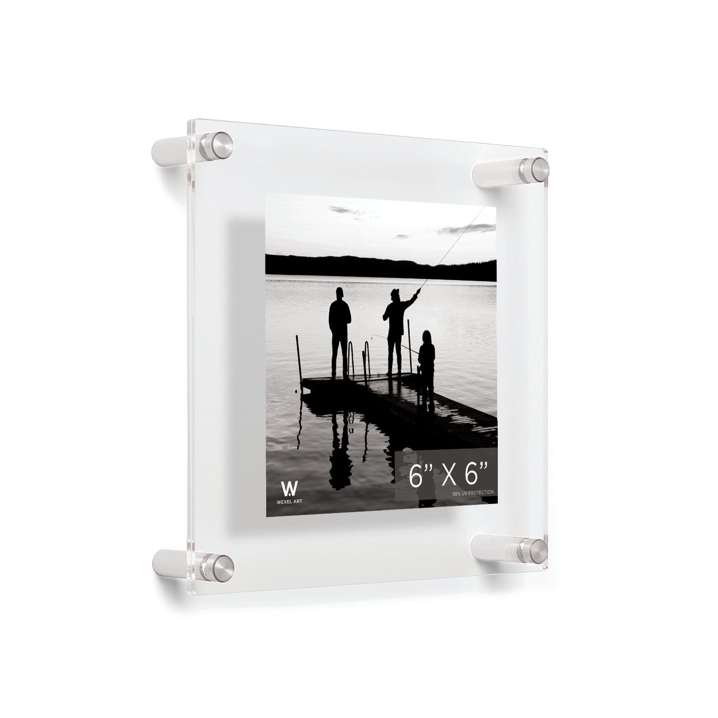 Double Panel Acrylic Floating Wall Frames | UV Grade