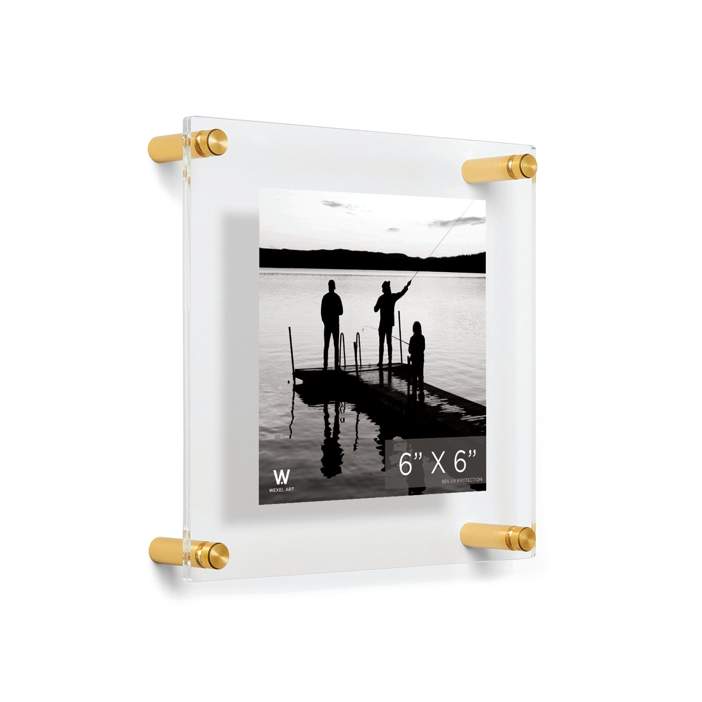 Double Panel Acrylic Floating Wall Frames | UV Grade