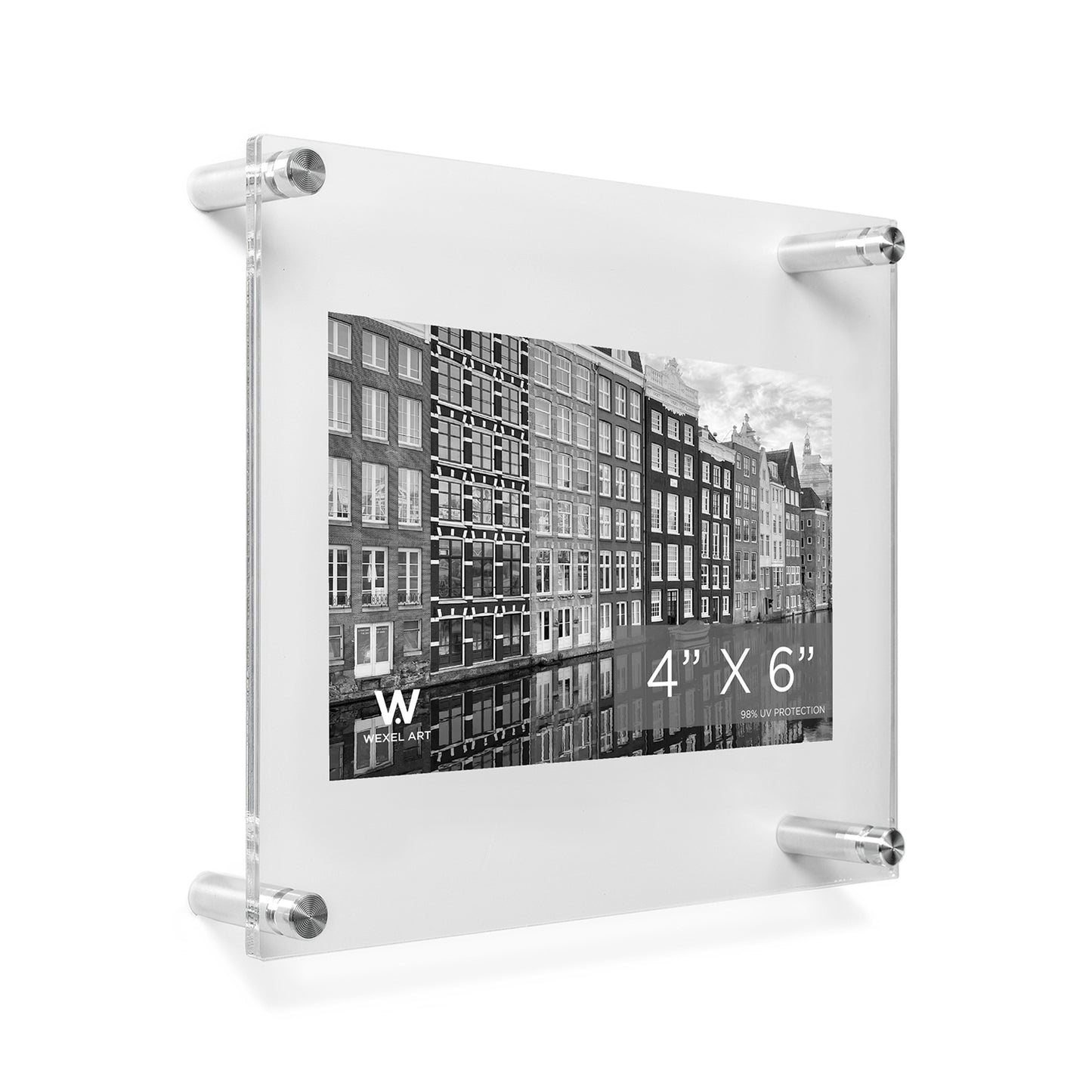 5x7" Modern UV-Grade Acrylic Floating Wall Frame