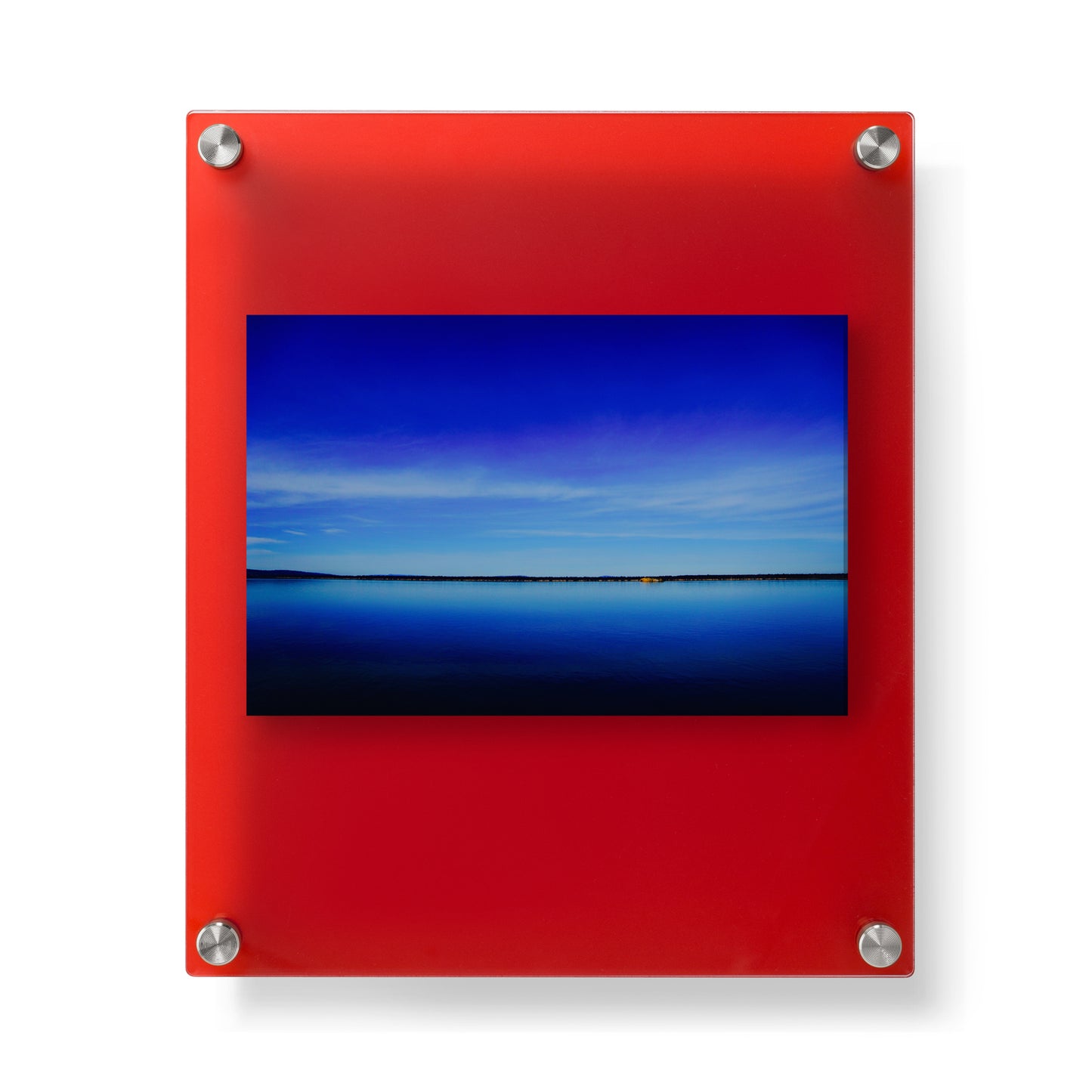 12x10" Jewel Tones Acrylic Double Panel Frame