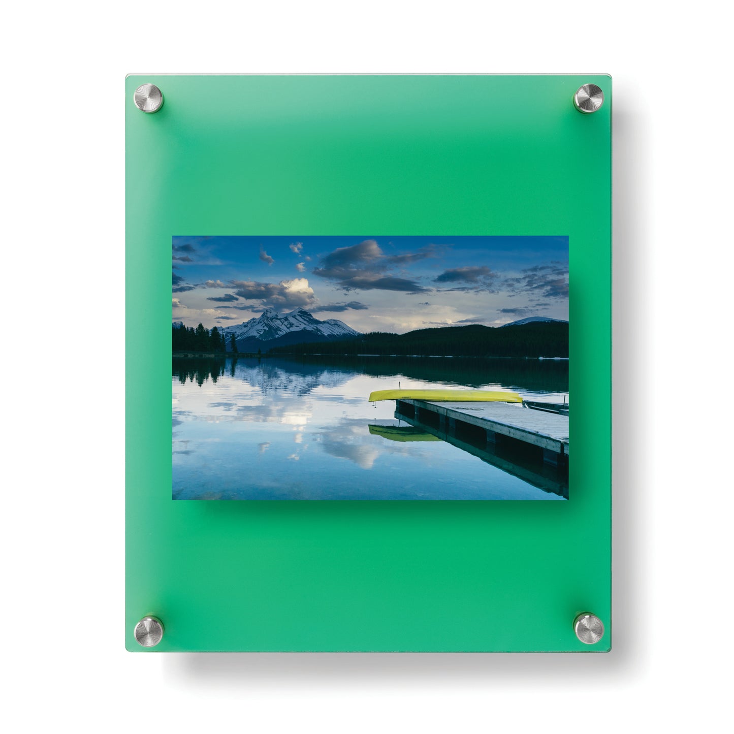 12x10" Jewel Tones Acrylic Double Panel Frame