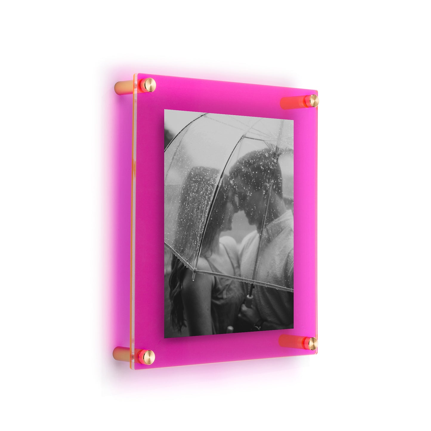 12x10" Jewel Tones Acrylic Double Panel Frame