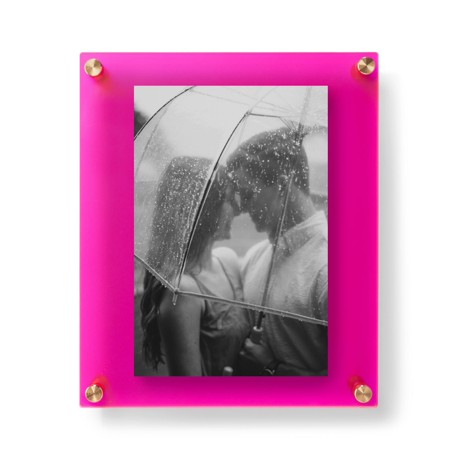 5x7" Jewel Tones Acrylic Floating Wall Frame