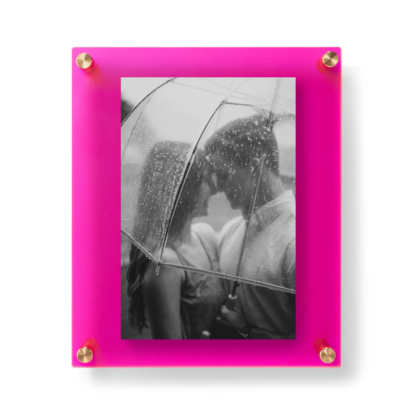 12x10" Jewel Tones Acrylic Double Panel Frame