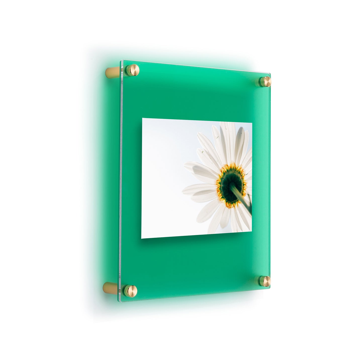 12x10" Jewel Tones Acrylic Double Panel Frame