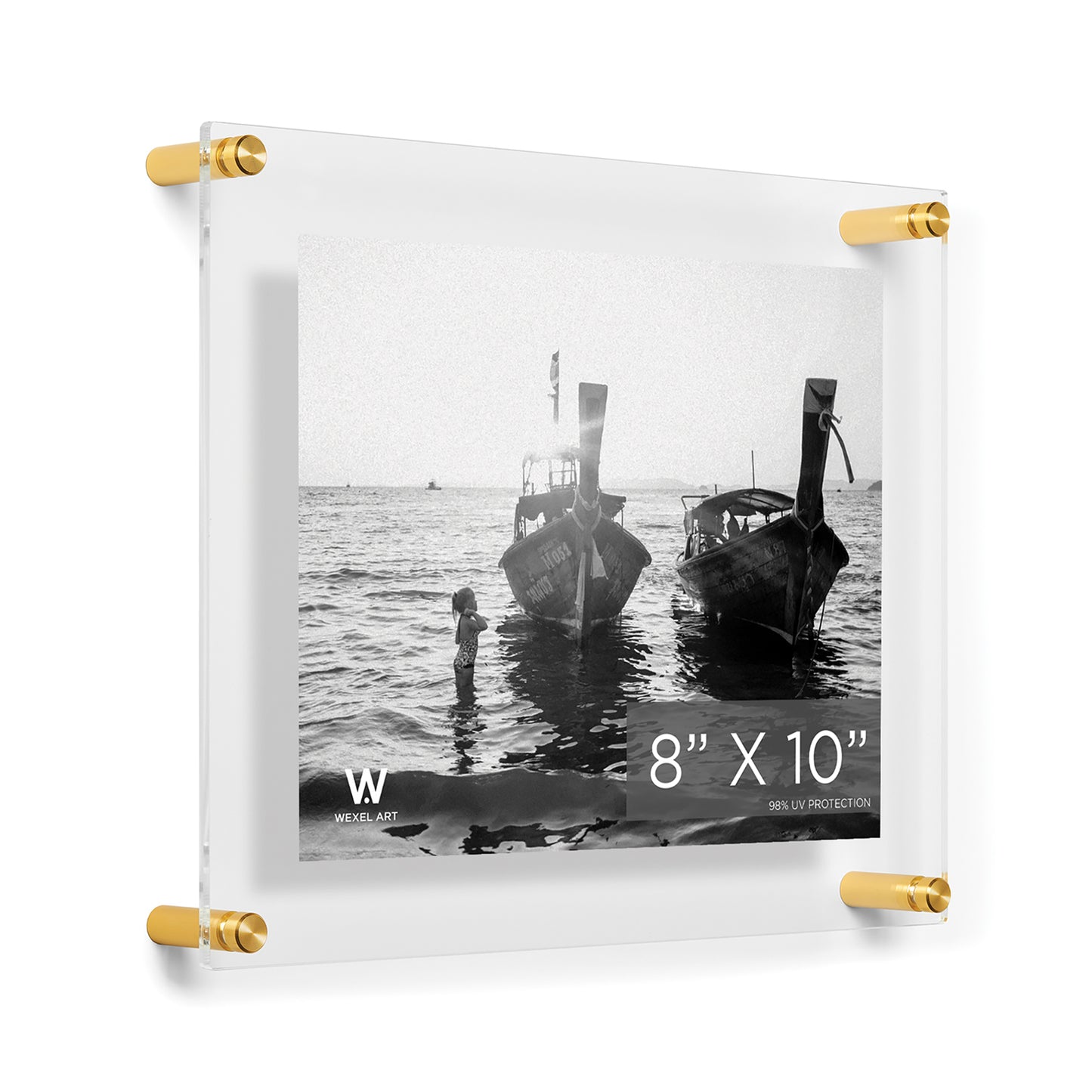Double Panel Acrylic Floating Wall Frames | UV Grade