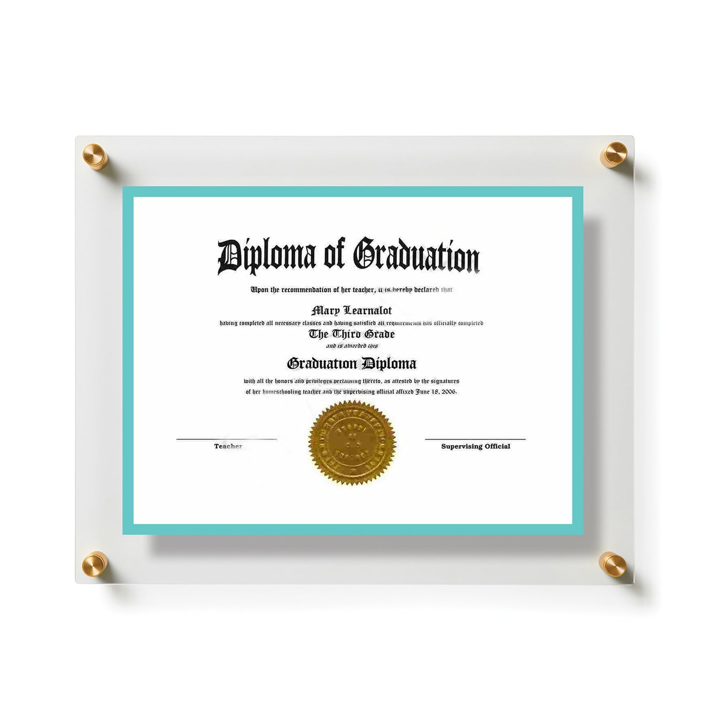 For the Recent Graduate: Diploma Frames - MD, JD, PharmD, DDS Degrees