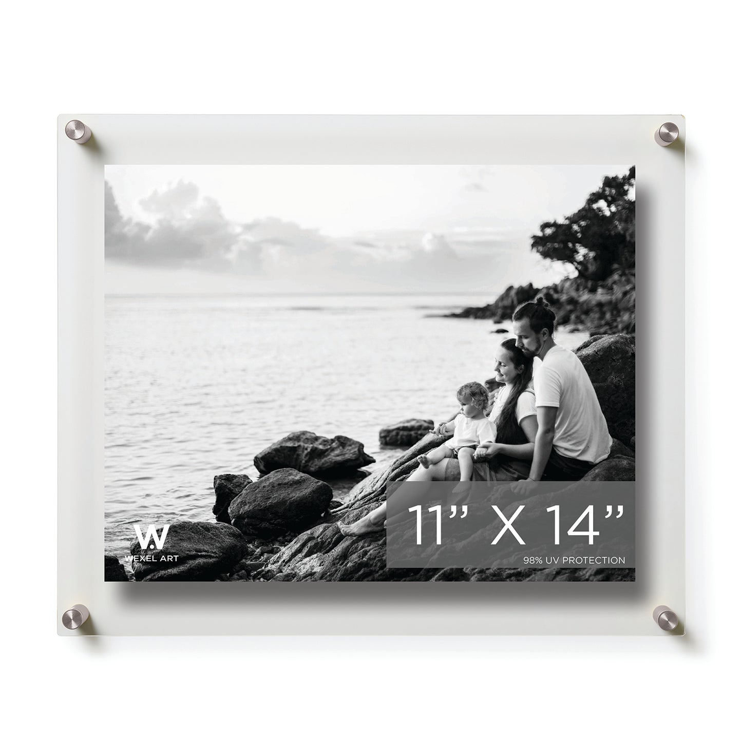 Double Panel Acrylic Floating Wall Frames | UV Grade