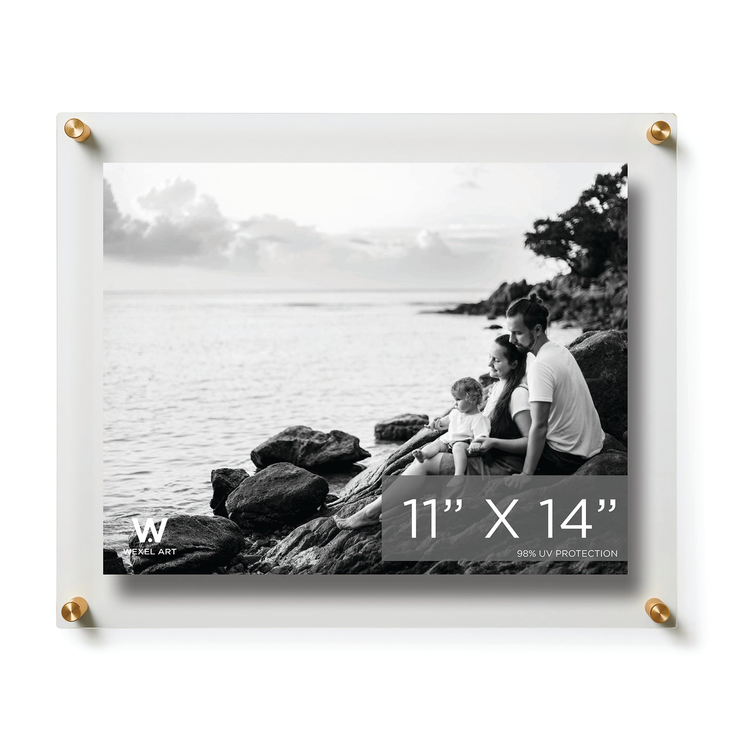 Double Panel Acrylic Floating Wall Frames | UV Grade