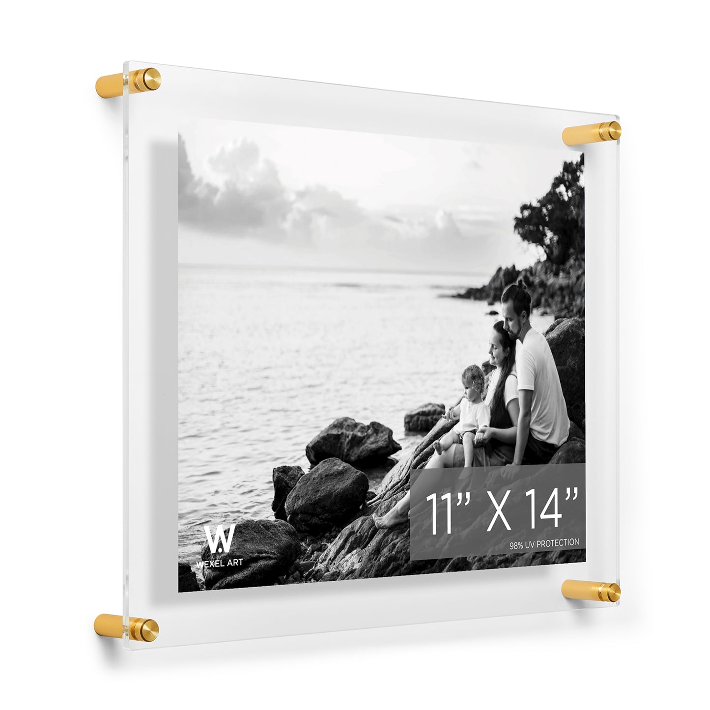 Double Panel Acrylic Floating Wall Frames | UV Grade