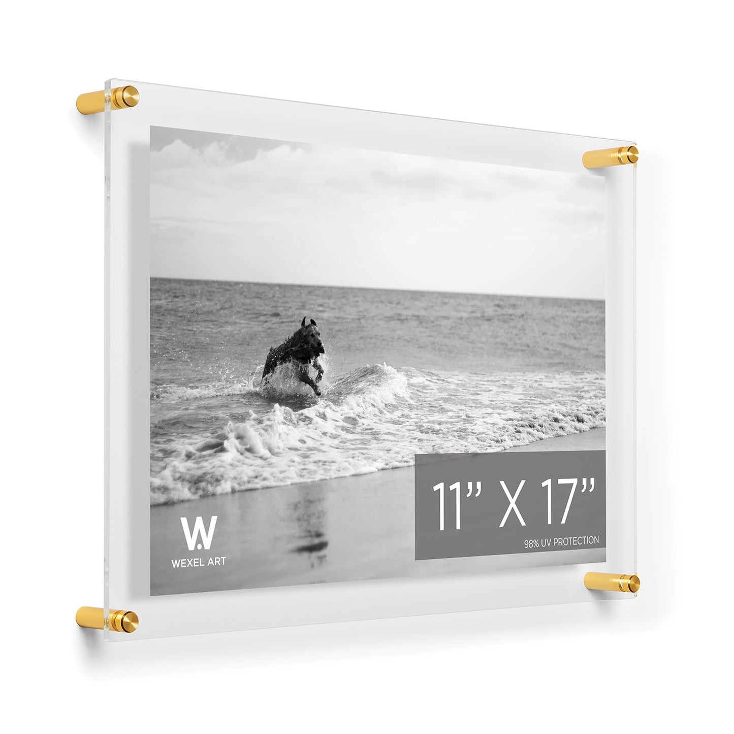 Double Panel Acrylic Floating Wall Frames | UV Grade