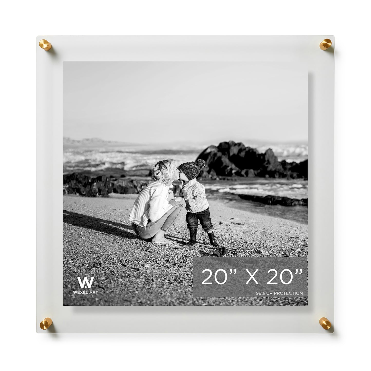 Double Panel Acrylic Floating Wall Frames | UV Grade