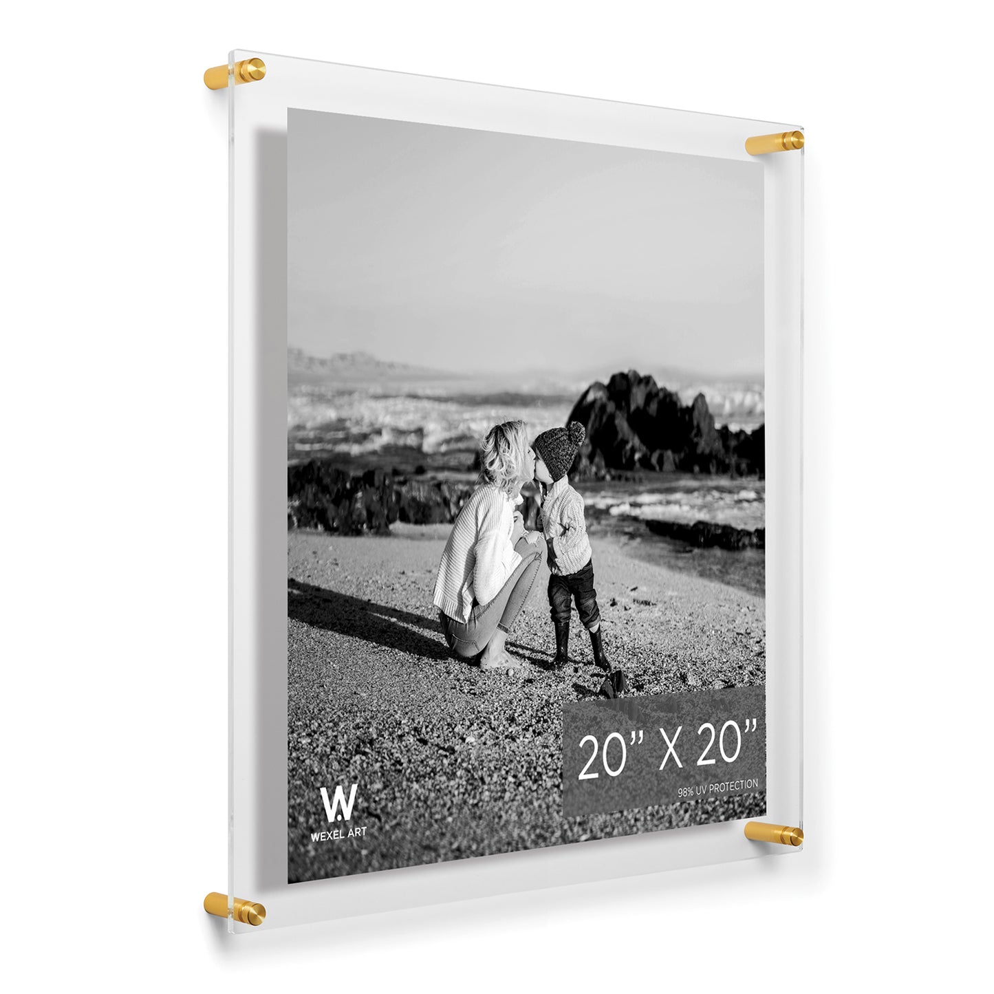 Double Panel Acrylic Floating Wall Frames | UV Grade