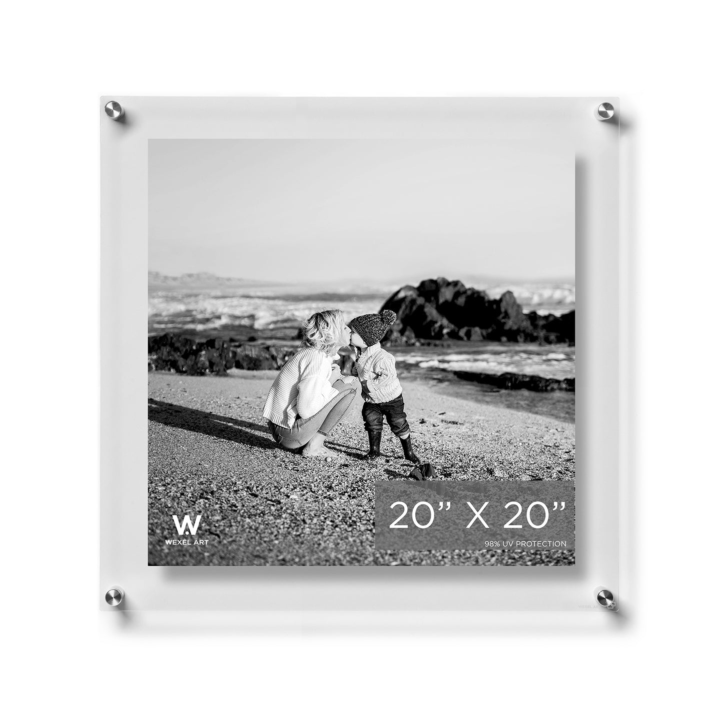Double Panel Acrylic Floating Wall Frames | UV Grade
