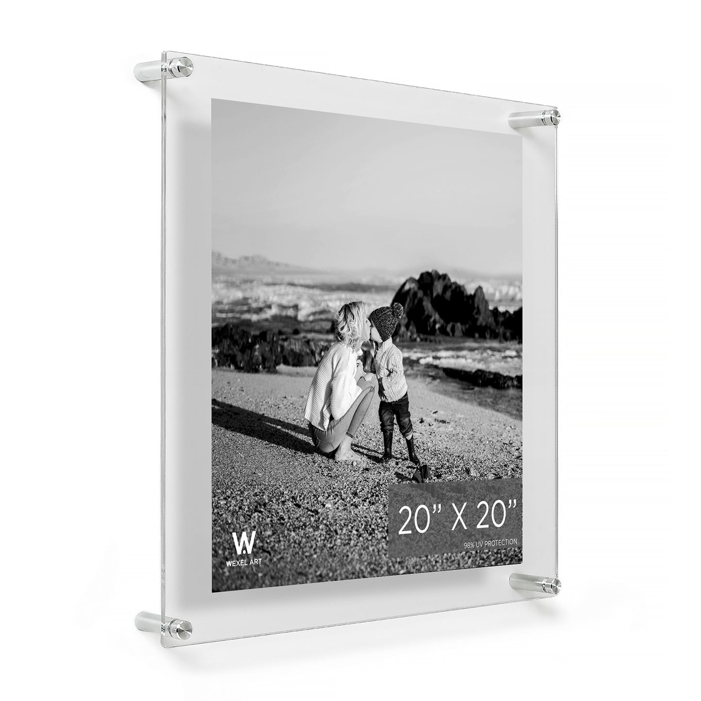 Double Panel Acrylic Floating Wall Frames | UV Grade