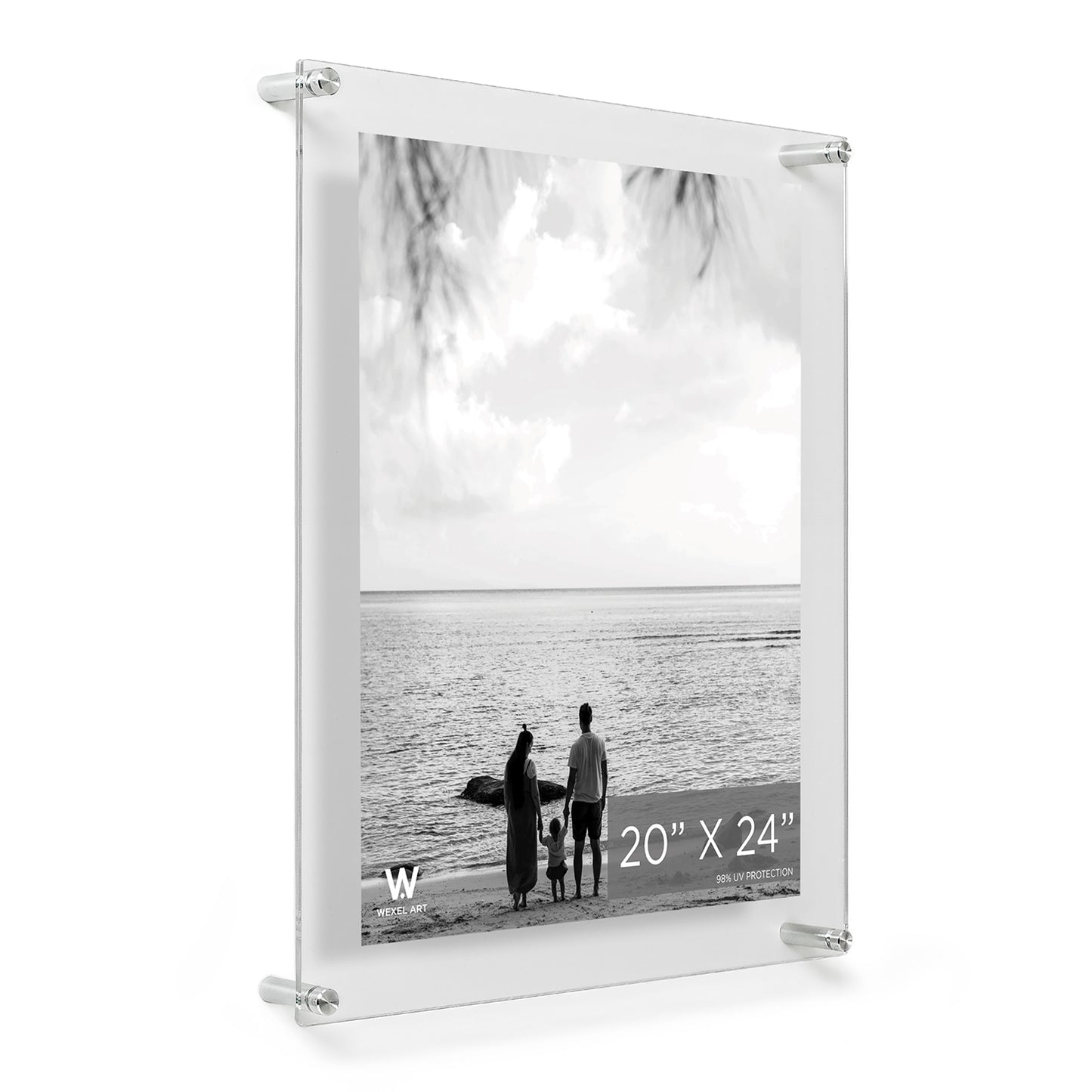 Double Panel Acrylic Floating Wall Frames | UV Grade