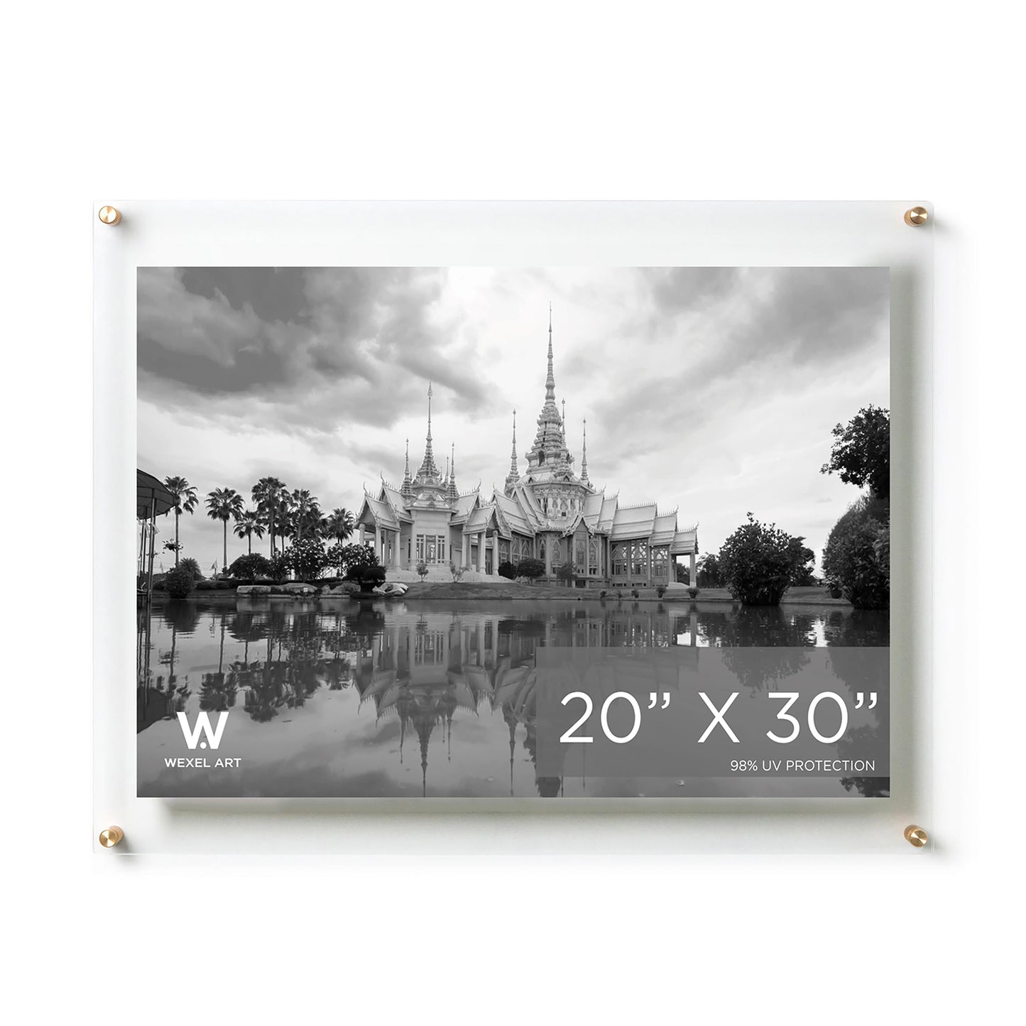 Double Panel Acrylic Floating Wall Frames | UV Grade