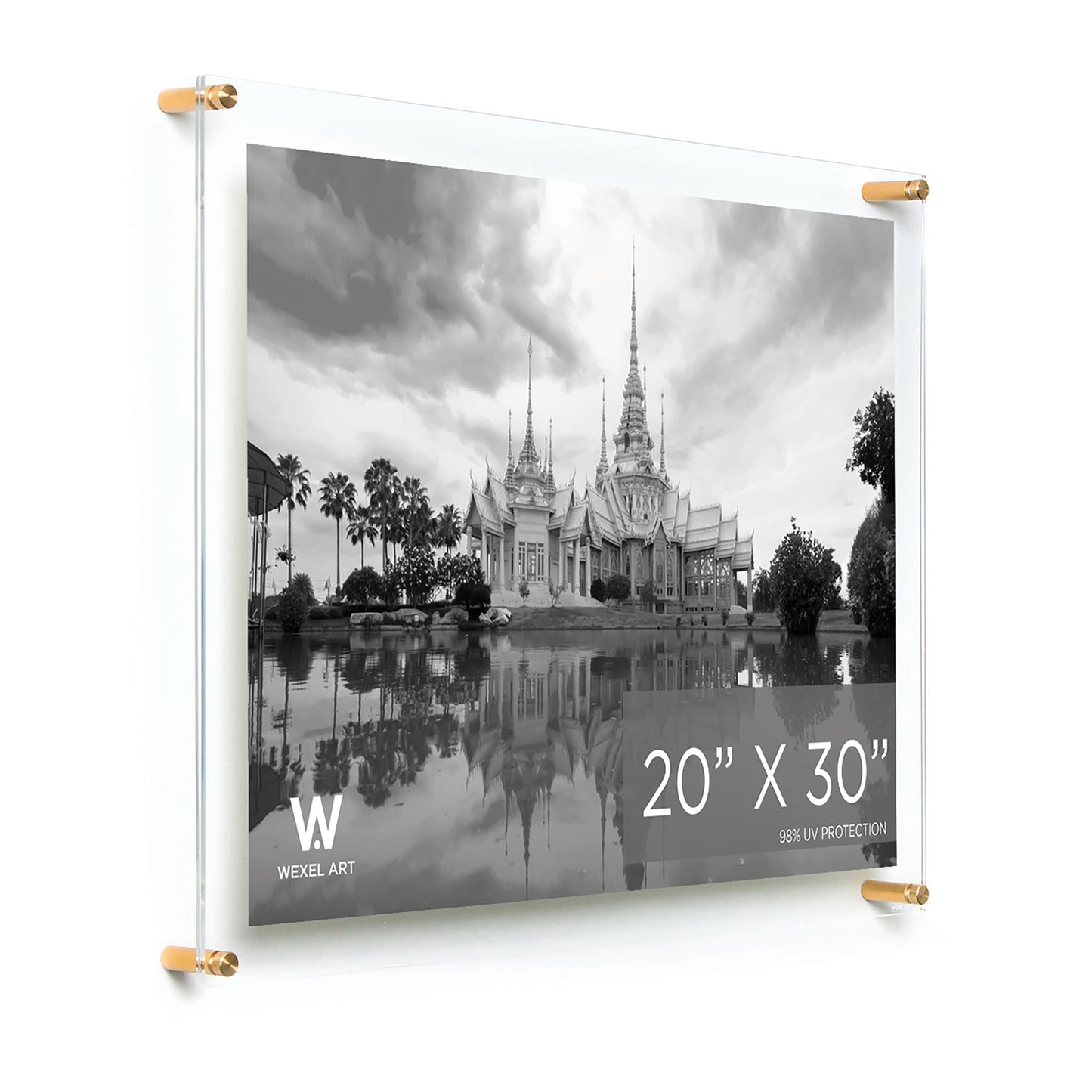 Double Panel Acrylic Floating Wall Frames | UV Grade