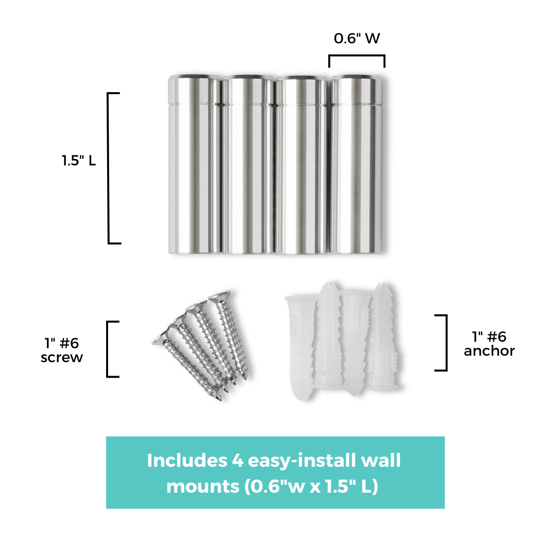 Easy Change Memo Board + Magnets