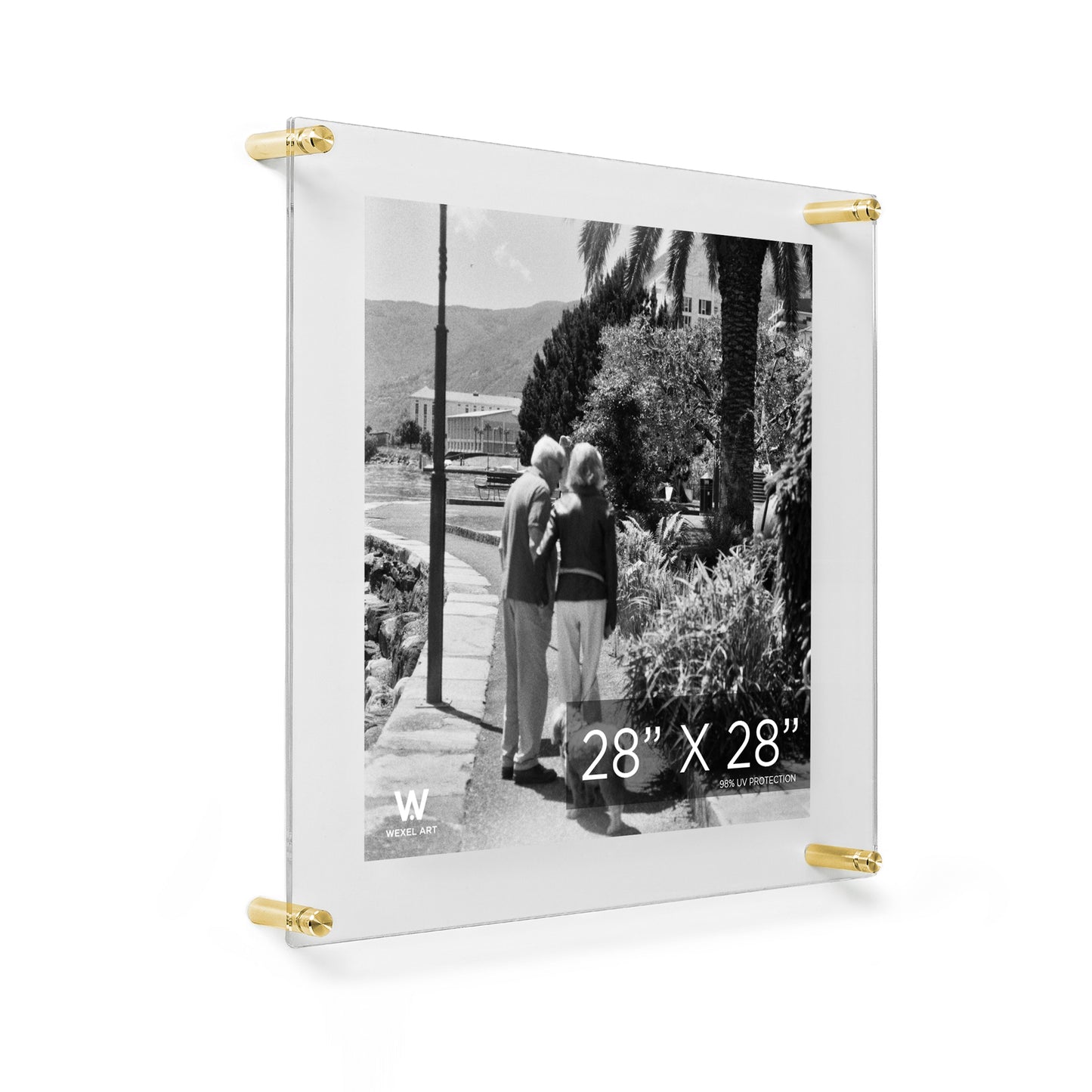 Double Panel Acrylic Floating Wall Frames | UV Grade