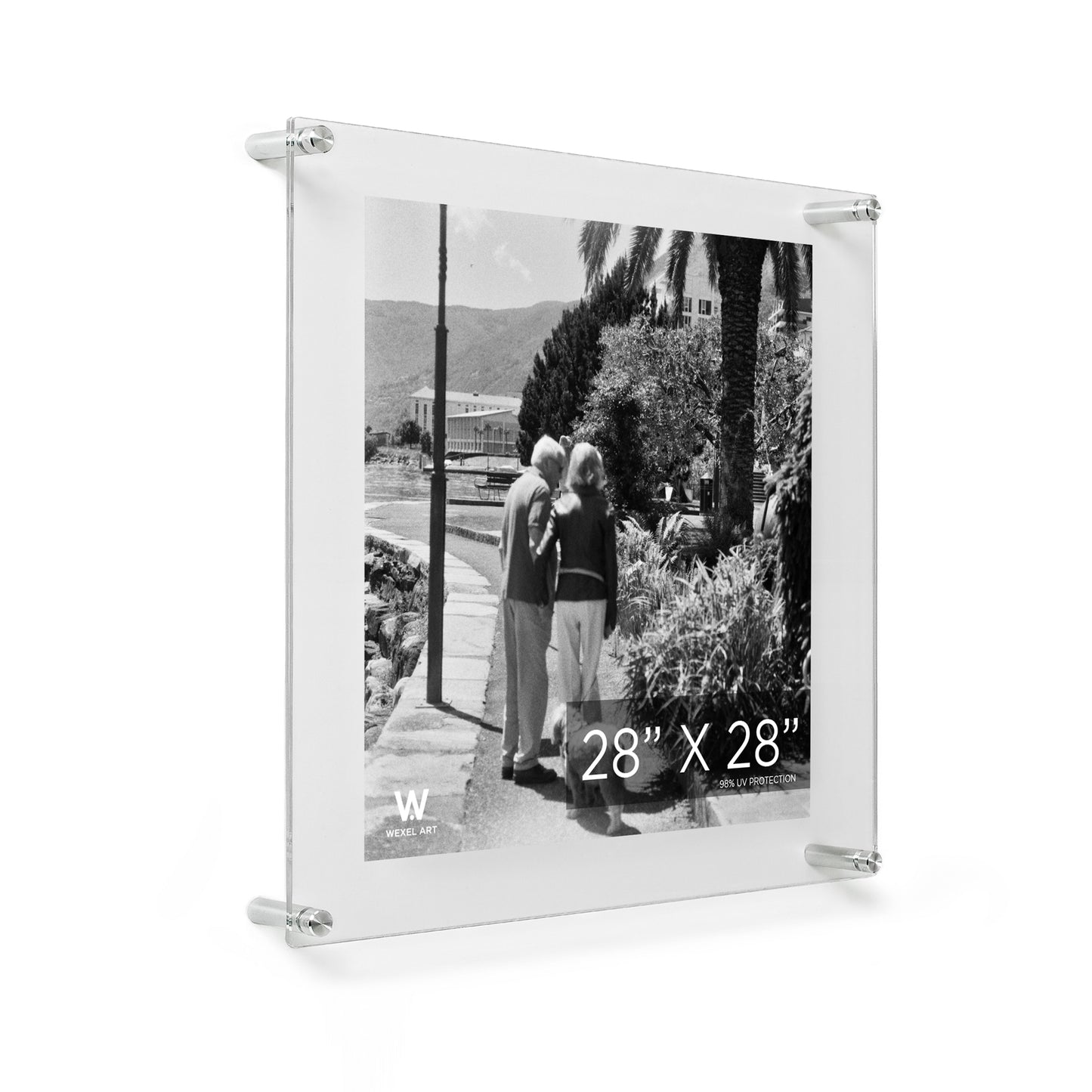 Double Panel Acrylic Floating Wall Frames | UV Grade
