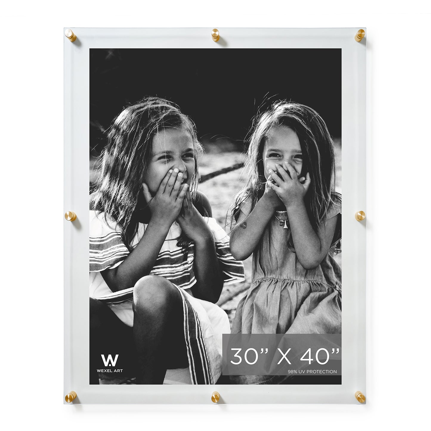 Double Panel Acrylic Floating Wall Frames | UV Grade