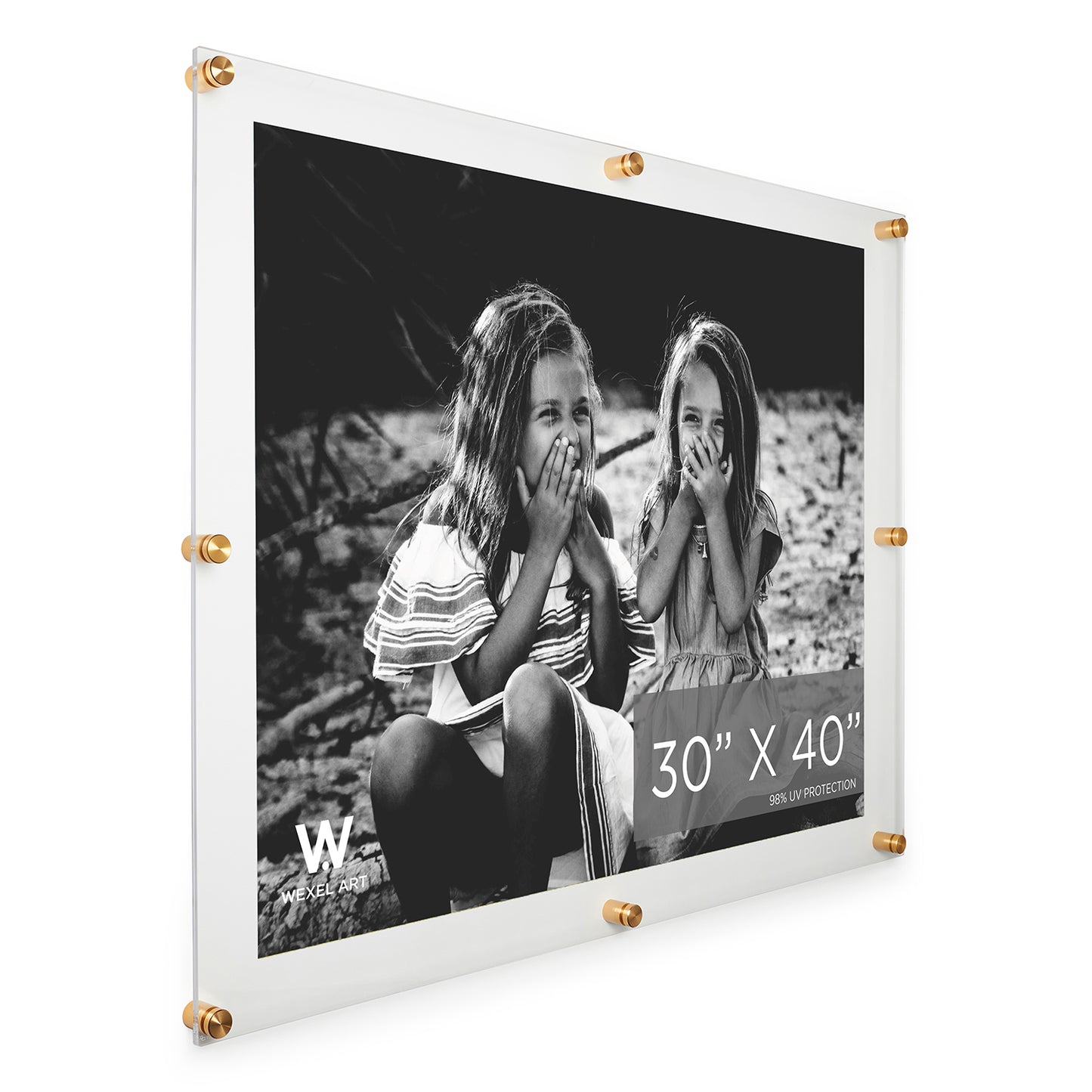 Double Panel Acrylic Floating Wall Frames | UV Grade