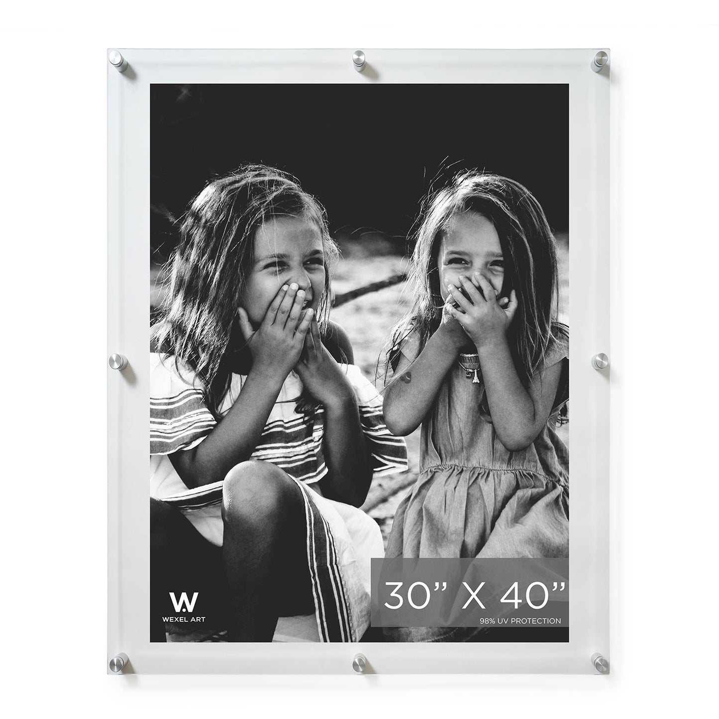 Double Panel Acrylic Floating Wall Frames | UV Grade
