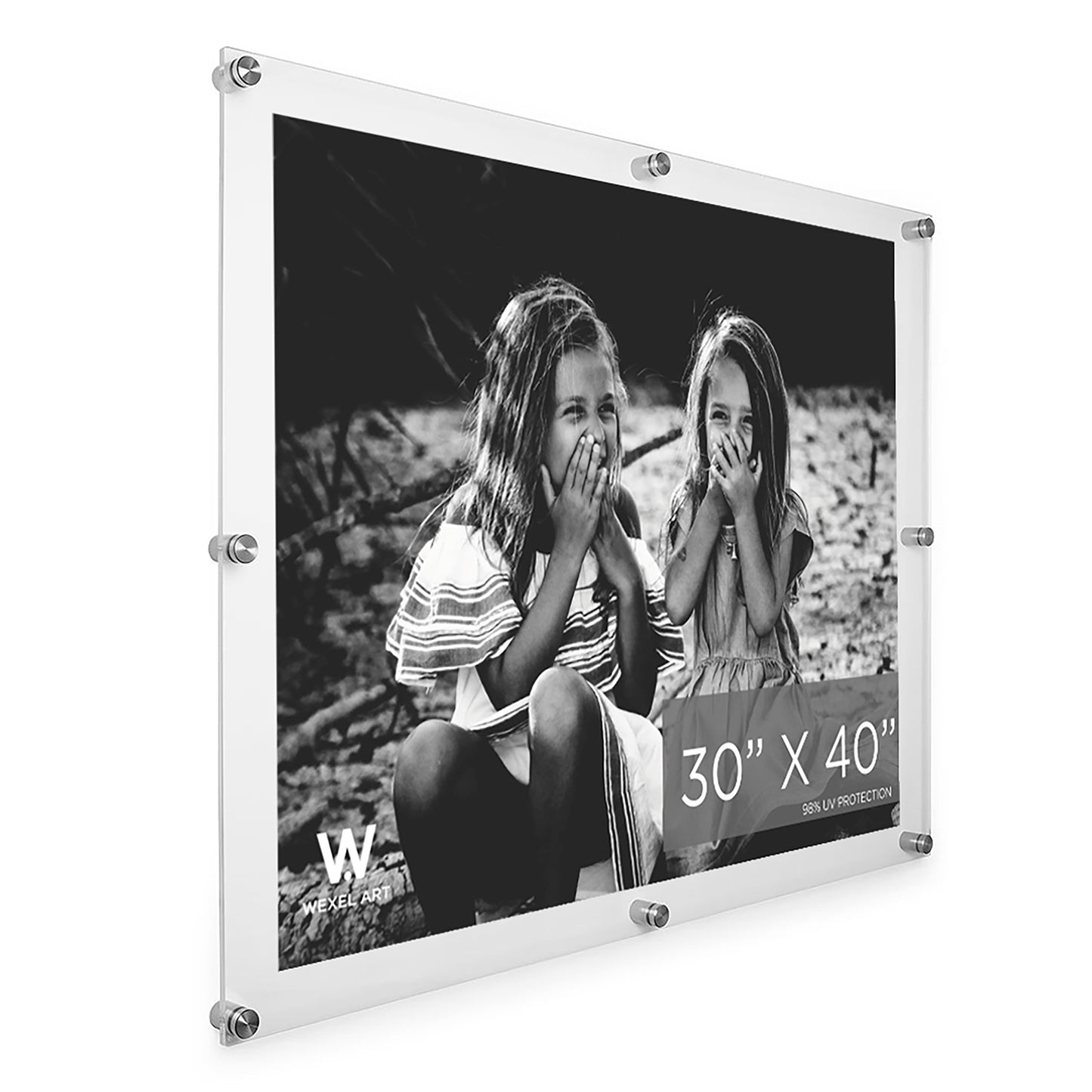 Double Panel Acrylic Floating Wall Frames | UV Grade