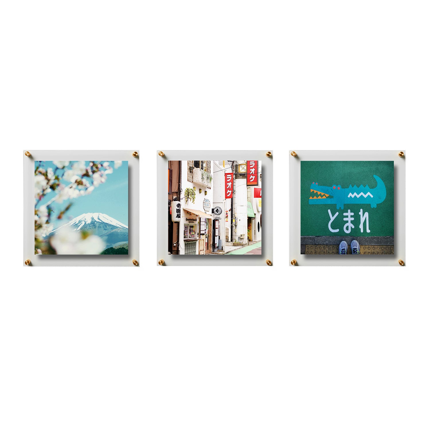 Triade Set of 3 Acrylic Float Frames