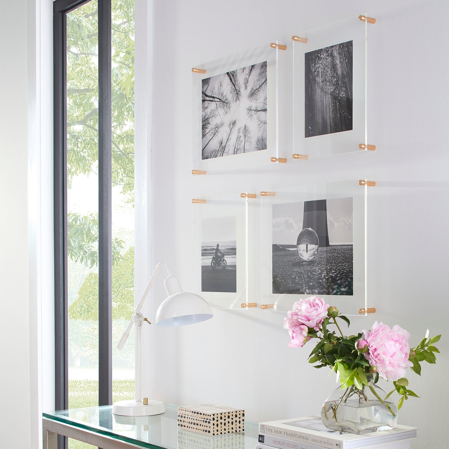 8x10" Modern UV-Grade Acrylic Floating Wall Frame