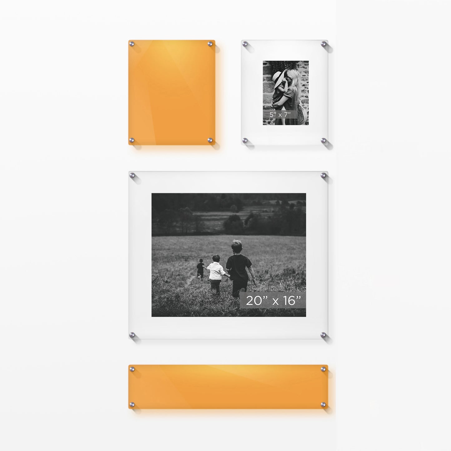 Mini Mondrian 23" Double Panel Wallscape | UV Grade