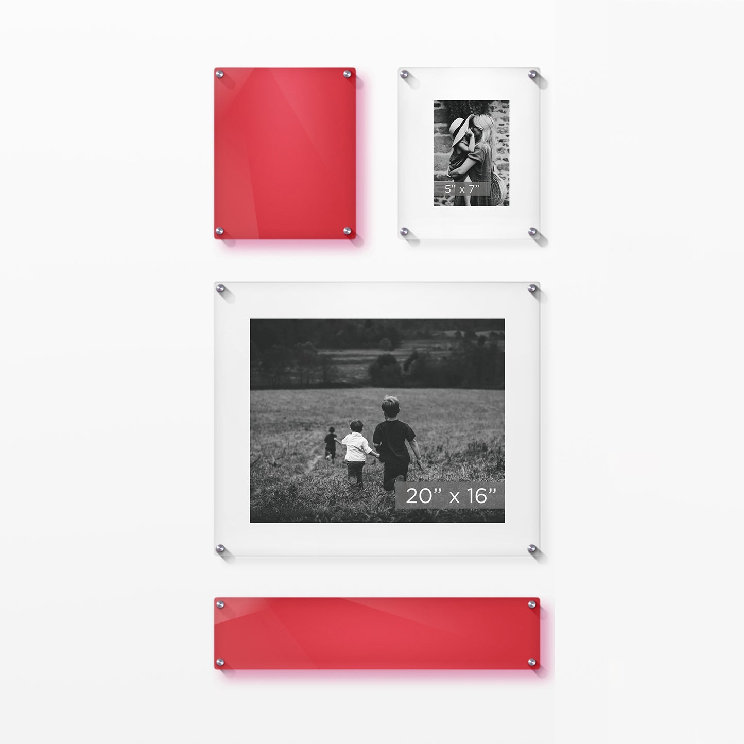 Mini Mondrian 23" Double Panel Wallscape | UV Grade