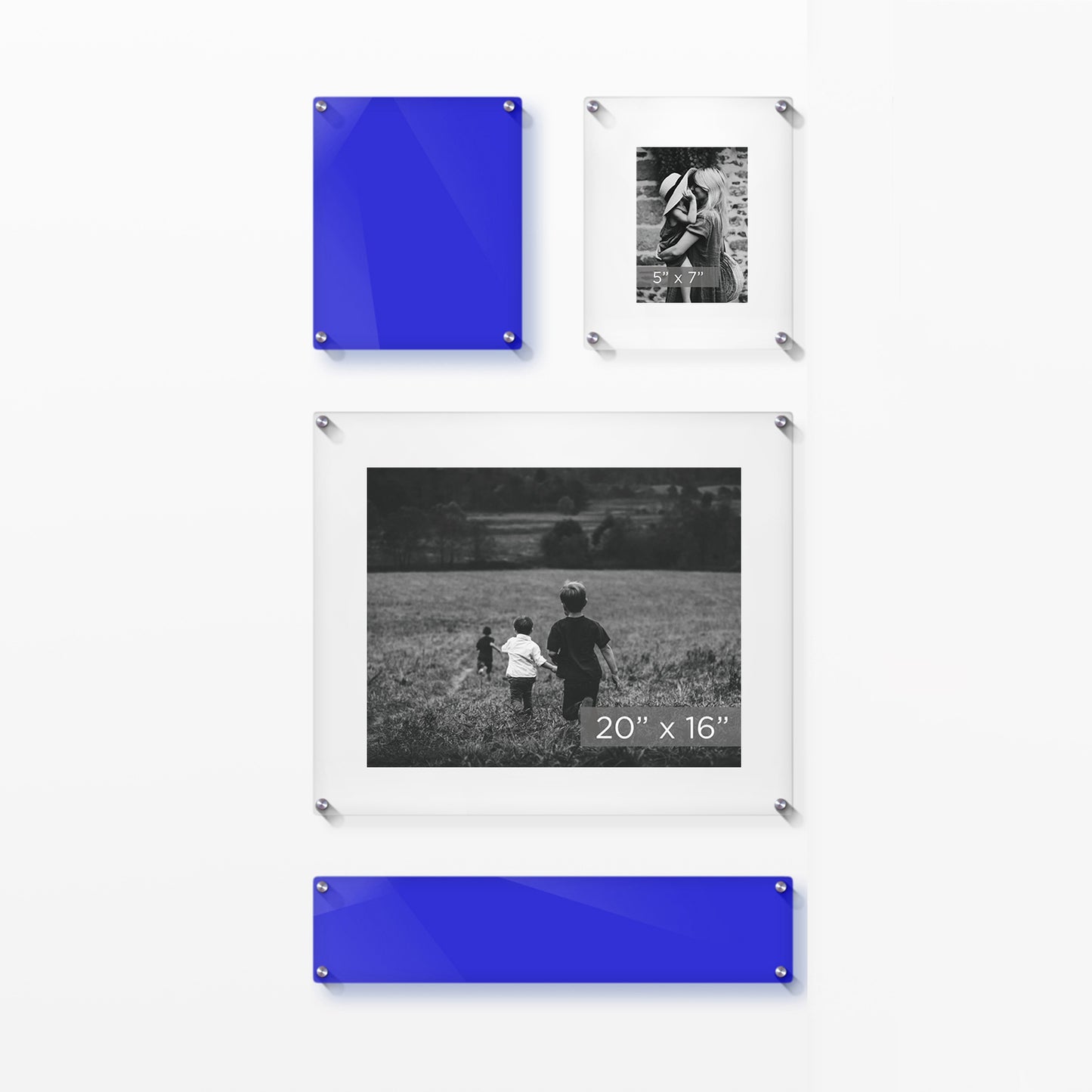 Mini Mondrian 23" Double Panel Wallscape | UV Grade