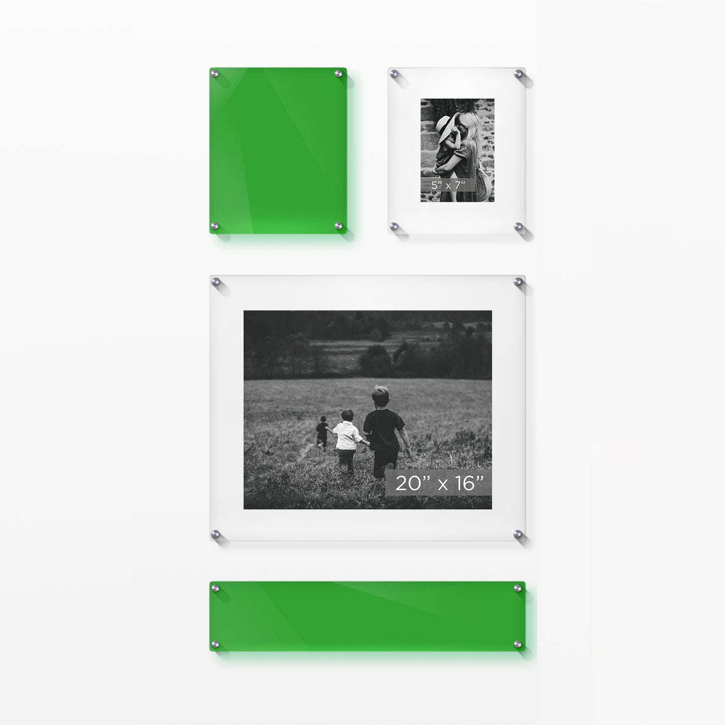 Mini Mondrian 23" Double Panel Wallscape | UV Grade