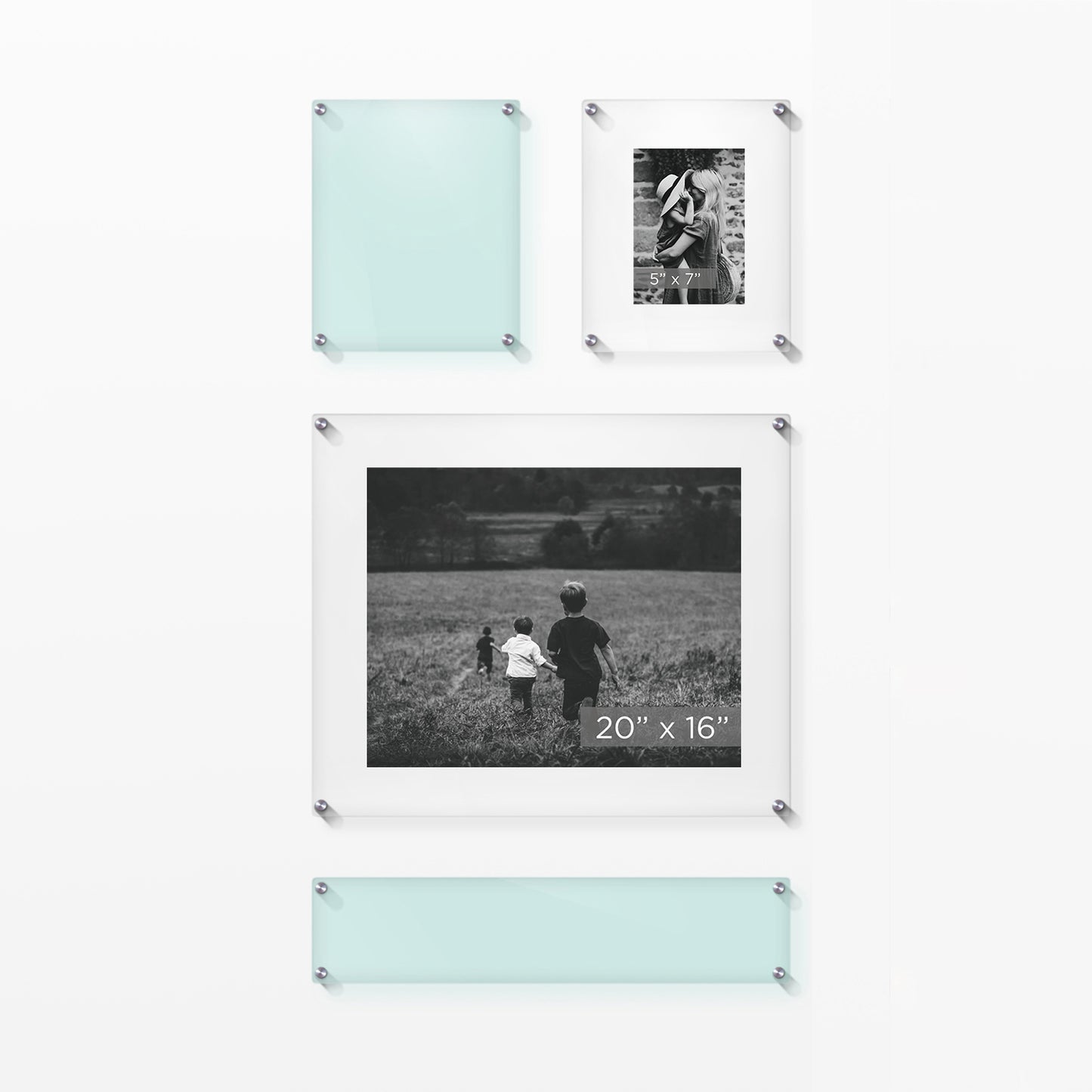 Mini Mondrian 23" Double Panel Wallscape | UV Grade