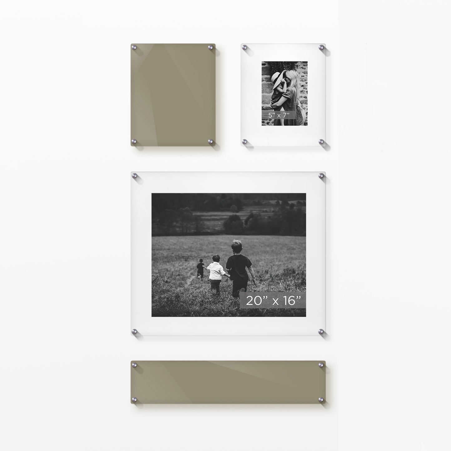 Mini Mondrian 23" Double Panel Wallscape | UV Grade