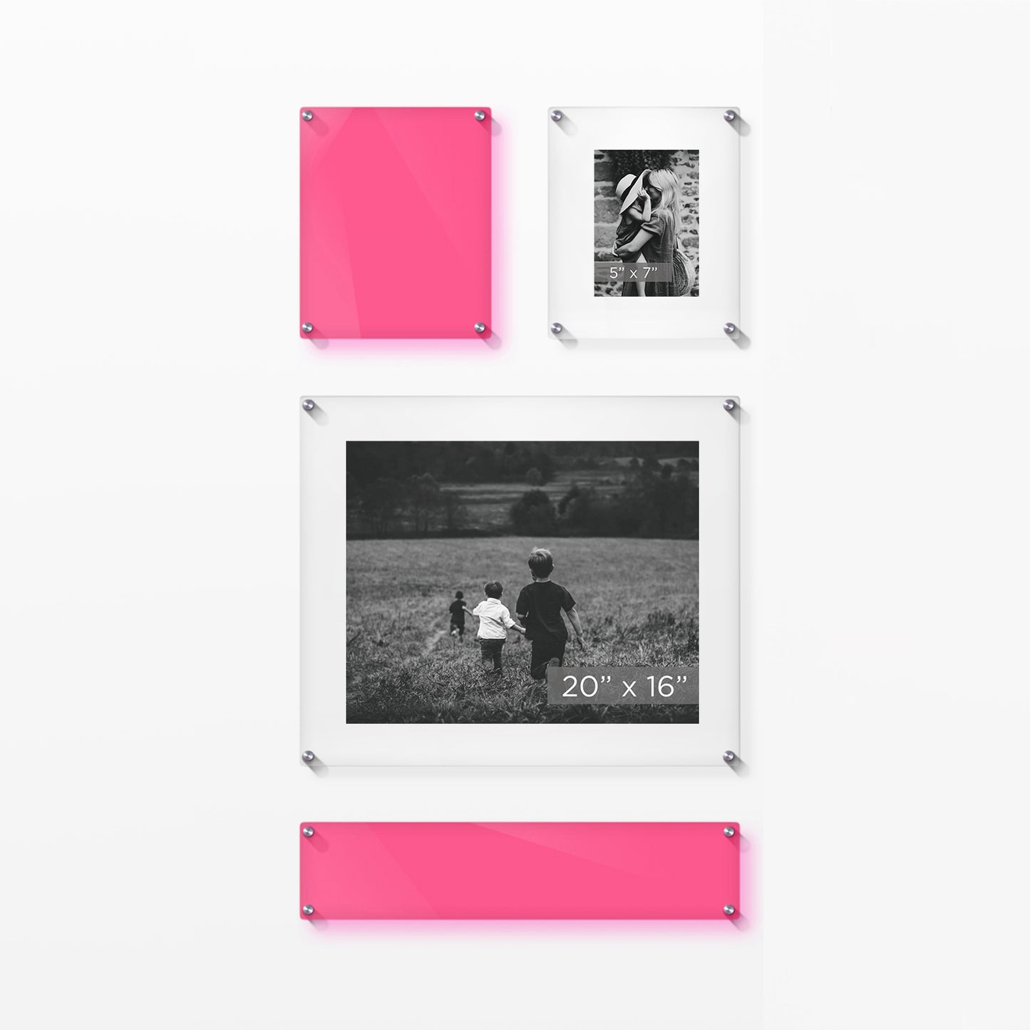Mini Mondrian 23" Double Panel Wallscape | UV Grade