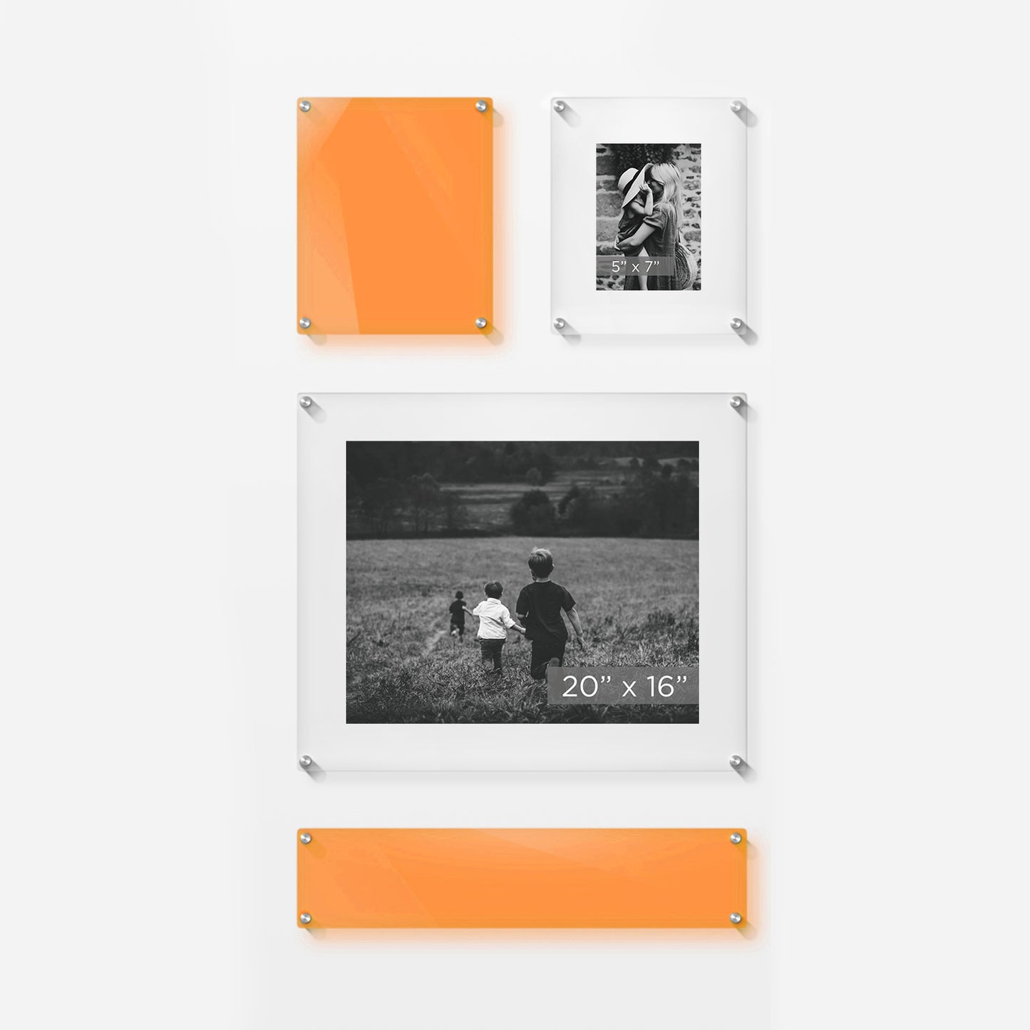 Mini Mondrian 23" Double Panel Wallscape | UV Grade