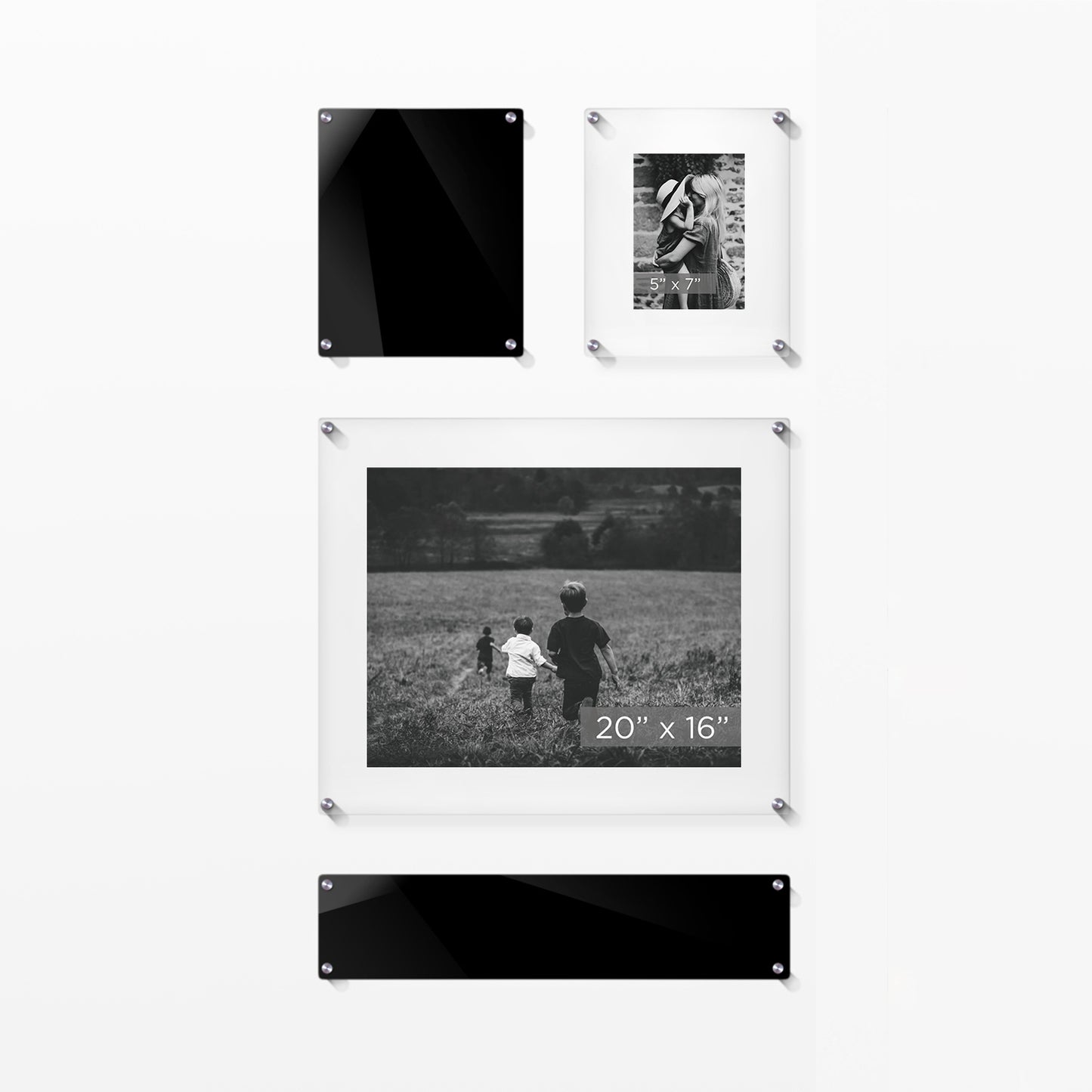 Mini Mondrian 23" Double Panel Wallscape | UV Grade