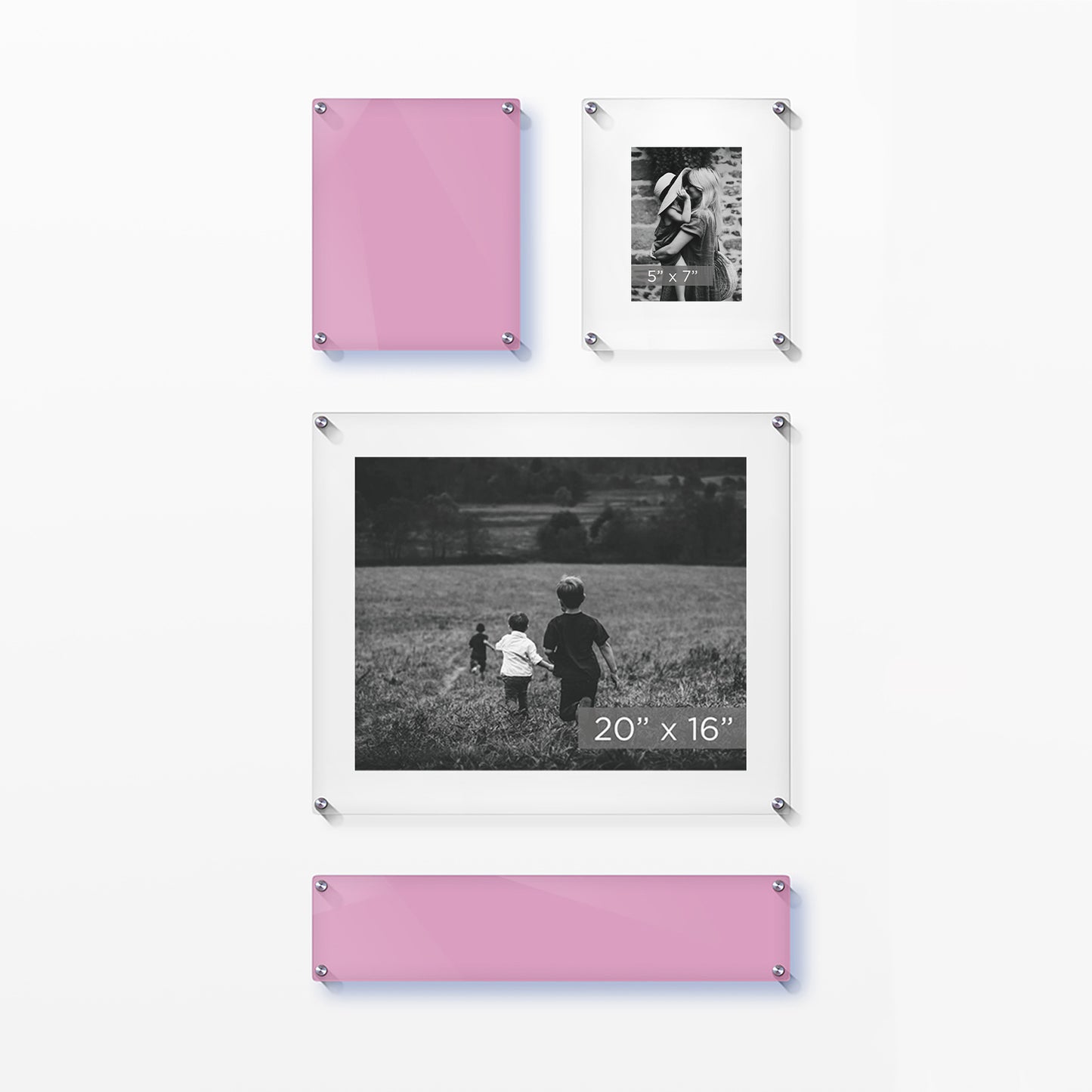 Mini Mondrian 23" Double Panel Wallscape | UV Grade