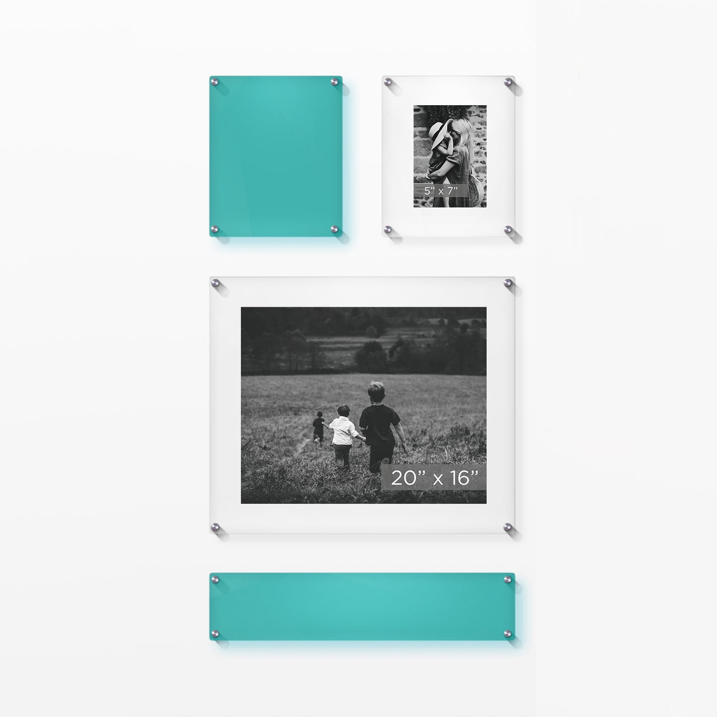 Mini Mondrian 23" Double Panel Wallscape | UV Grade