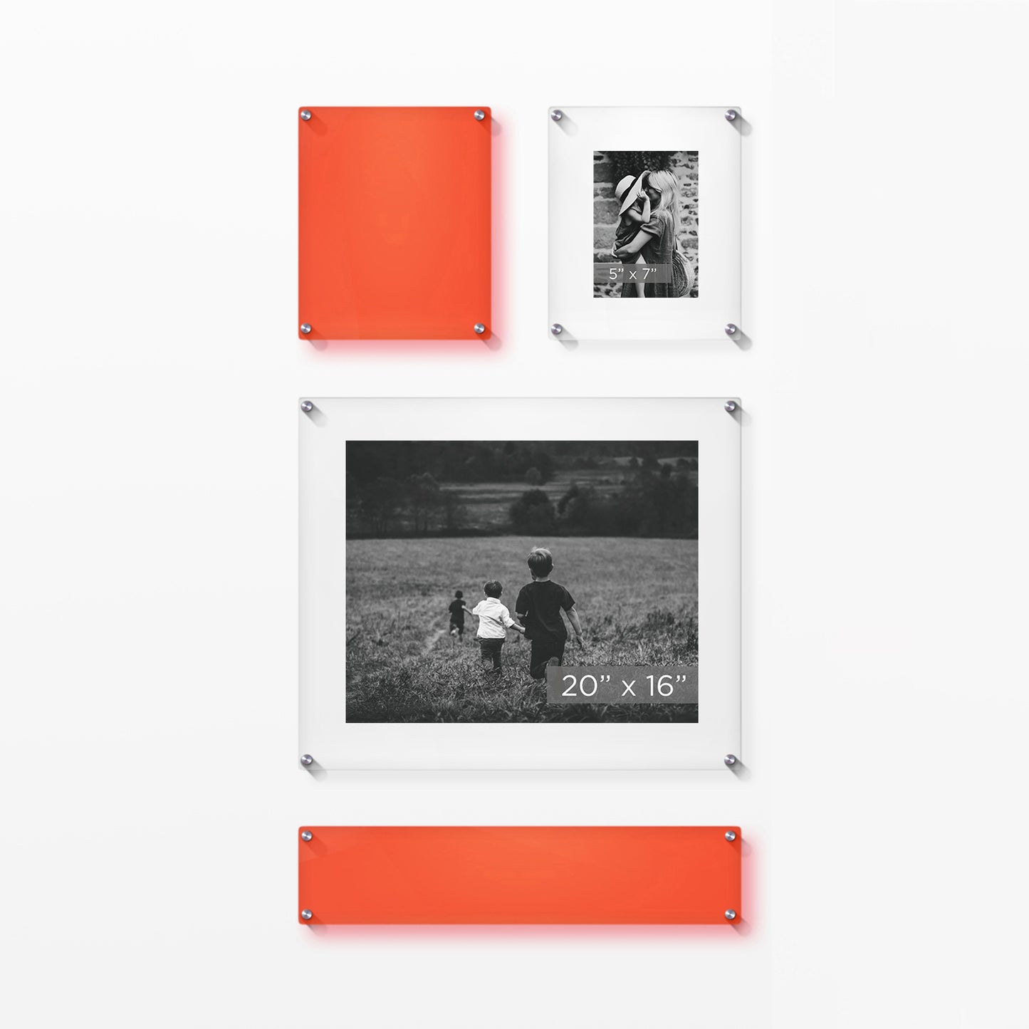 Mini Mondrian 23" Double Panel Wallscape | UV Grade