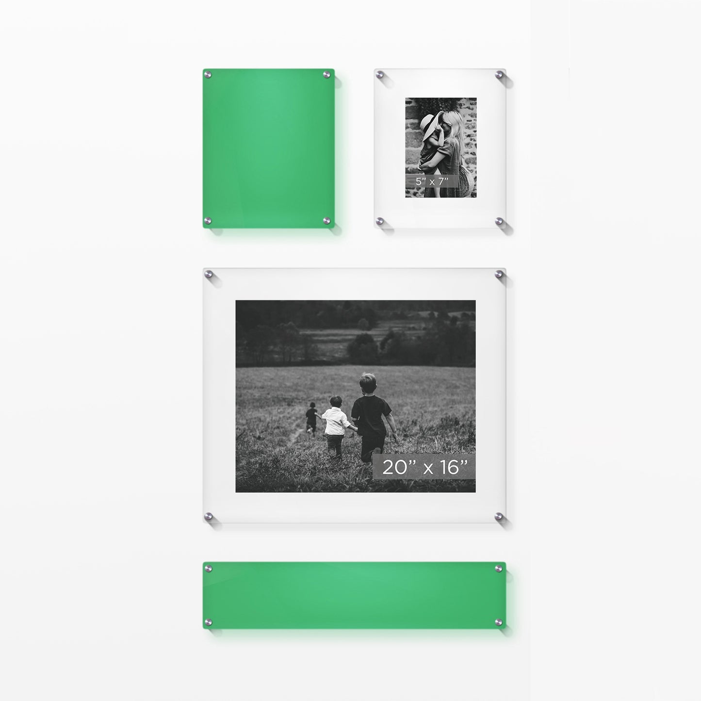 Mini Mondrian 23" Double Panel Wallscape | UV Grade