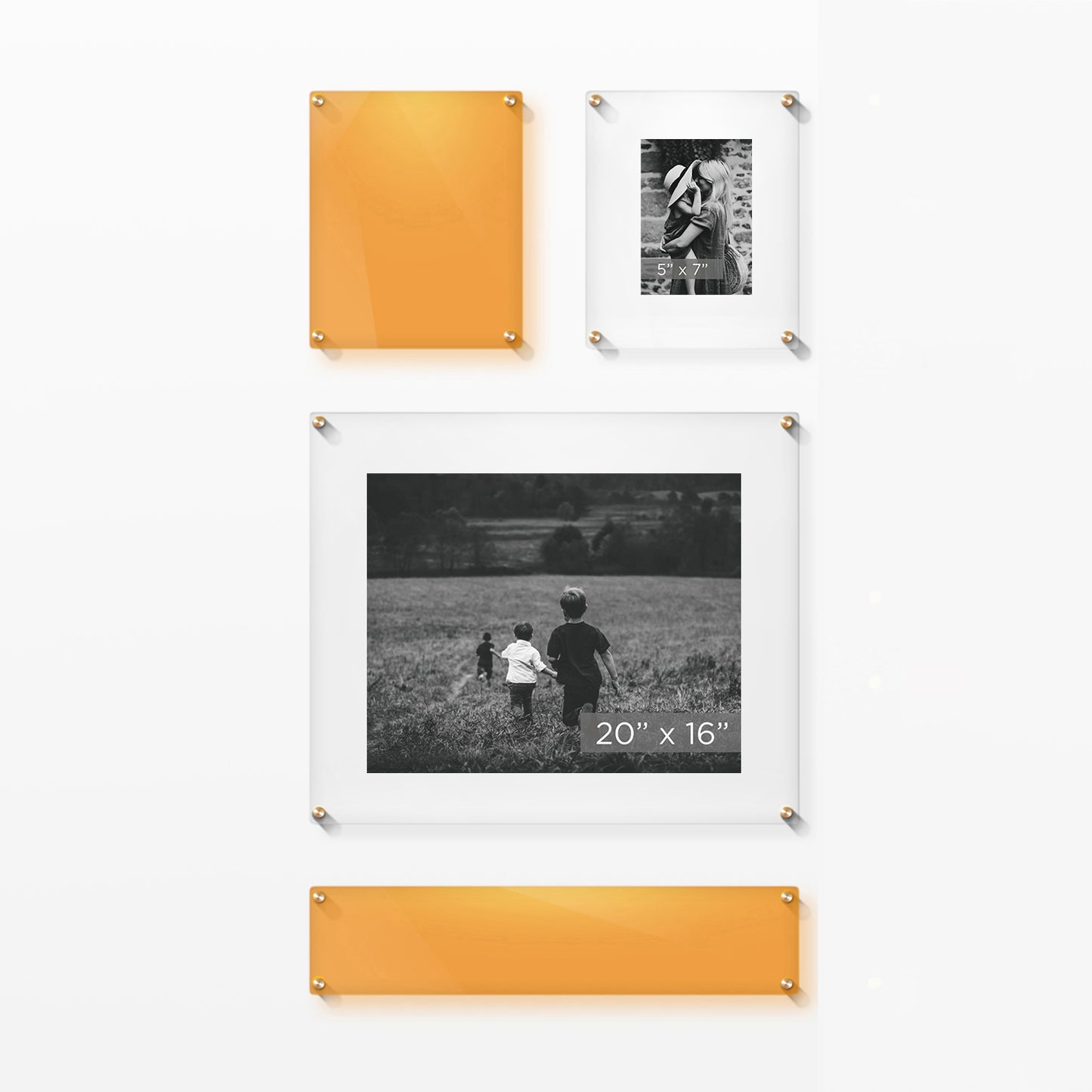 Mini Mondrian 23" Double Panel Wallscape | UV Grade