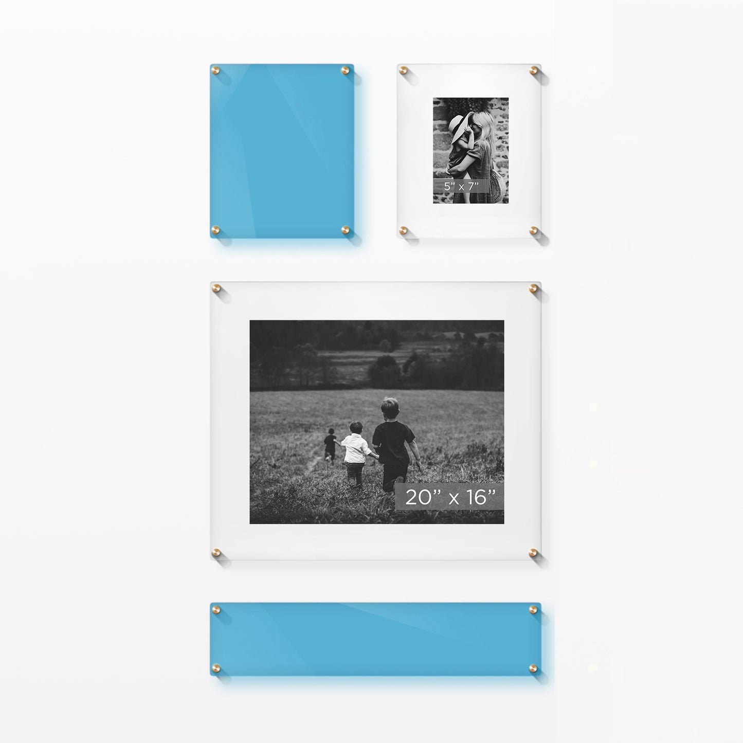 Mini Mondrian 23" Double Panel Wallscape | UV Grade