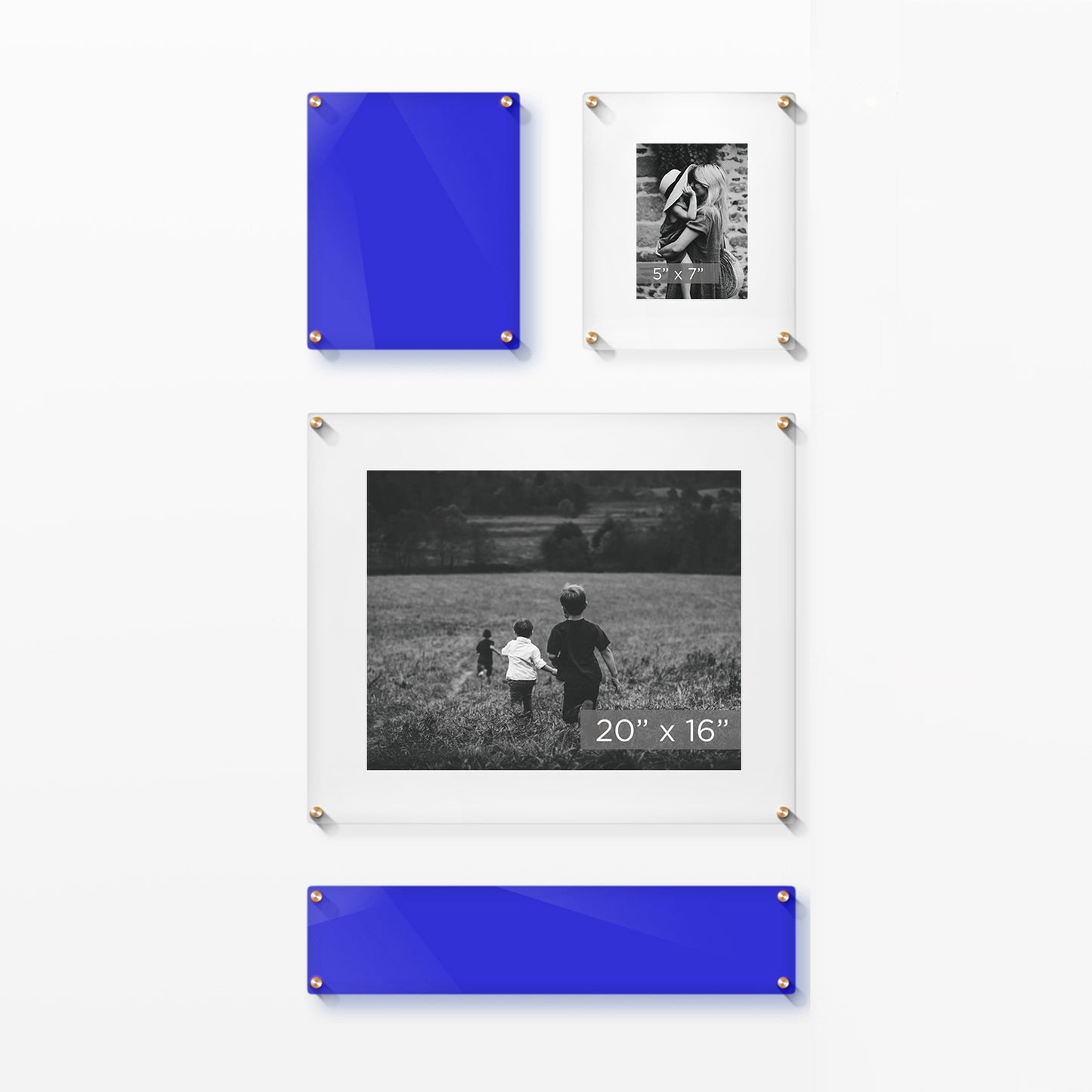 Mini Mondrian 23" Double Panel Wallscape | UV Grade