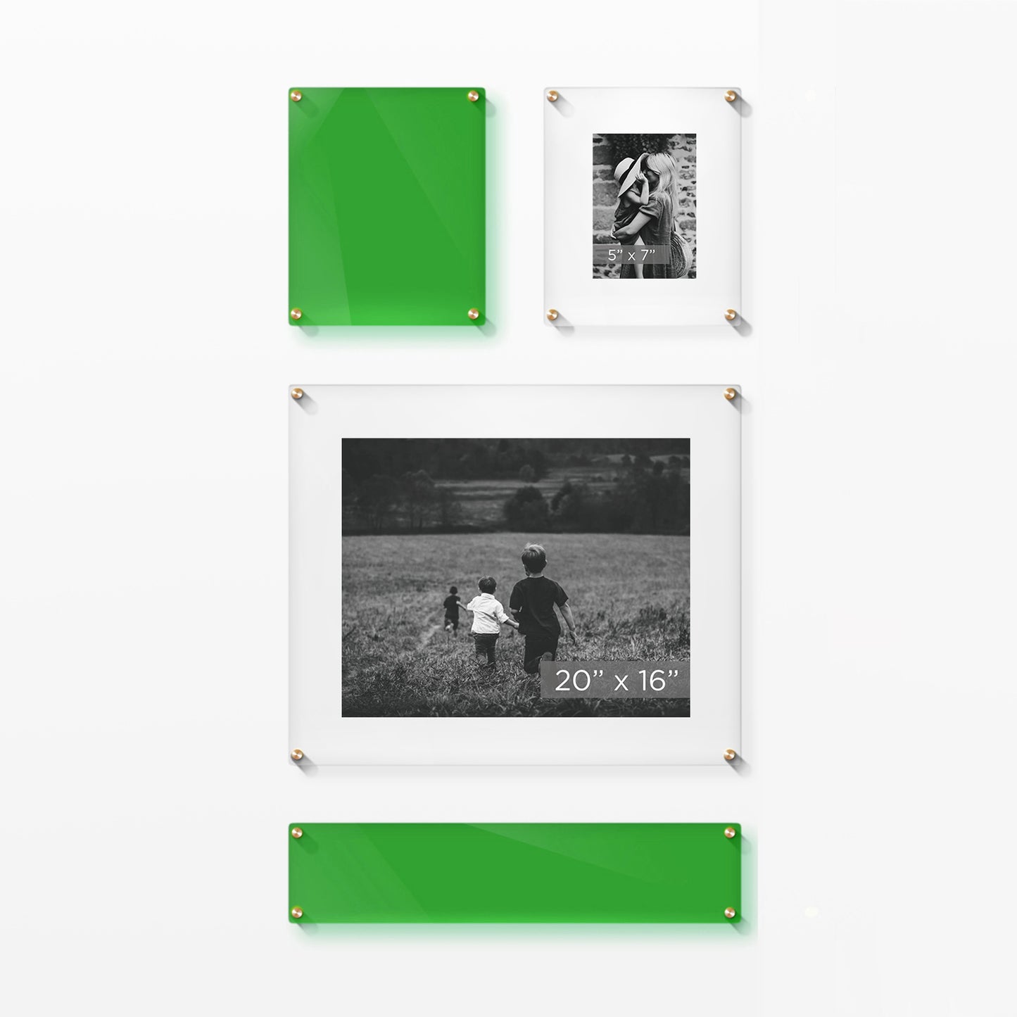 Mini Mondrian 23" Double Panel Wallscape | UV Grade
