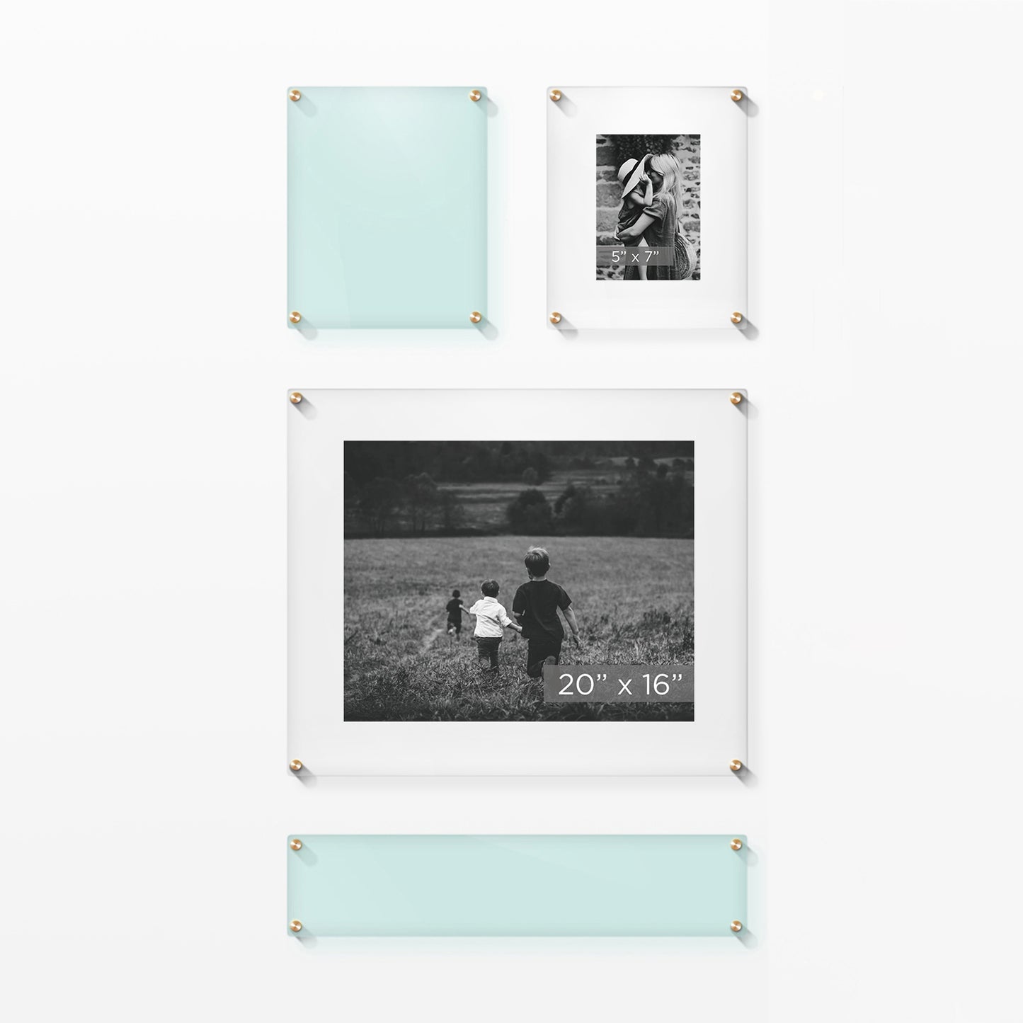 Mini Mondrian 23" Double Panel Wallscape | UV Grade
